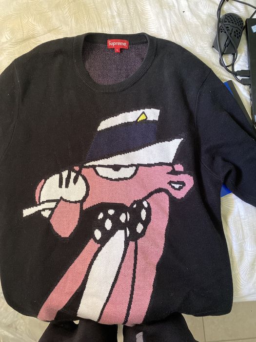 Supreme pink panther outlet sweater