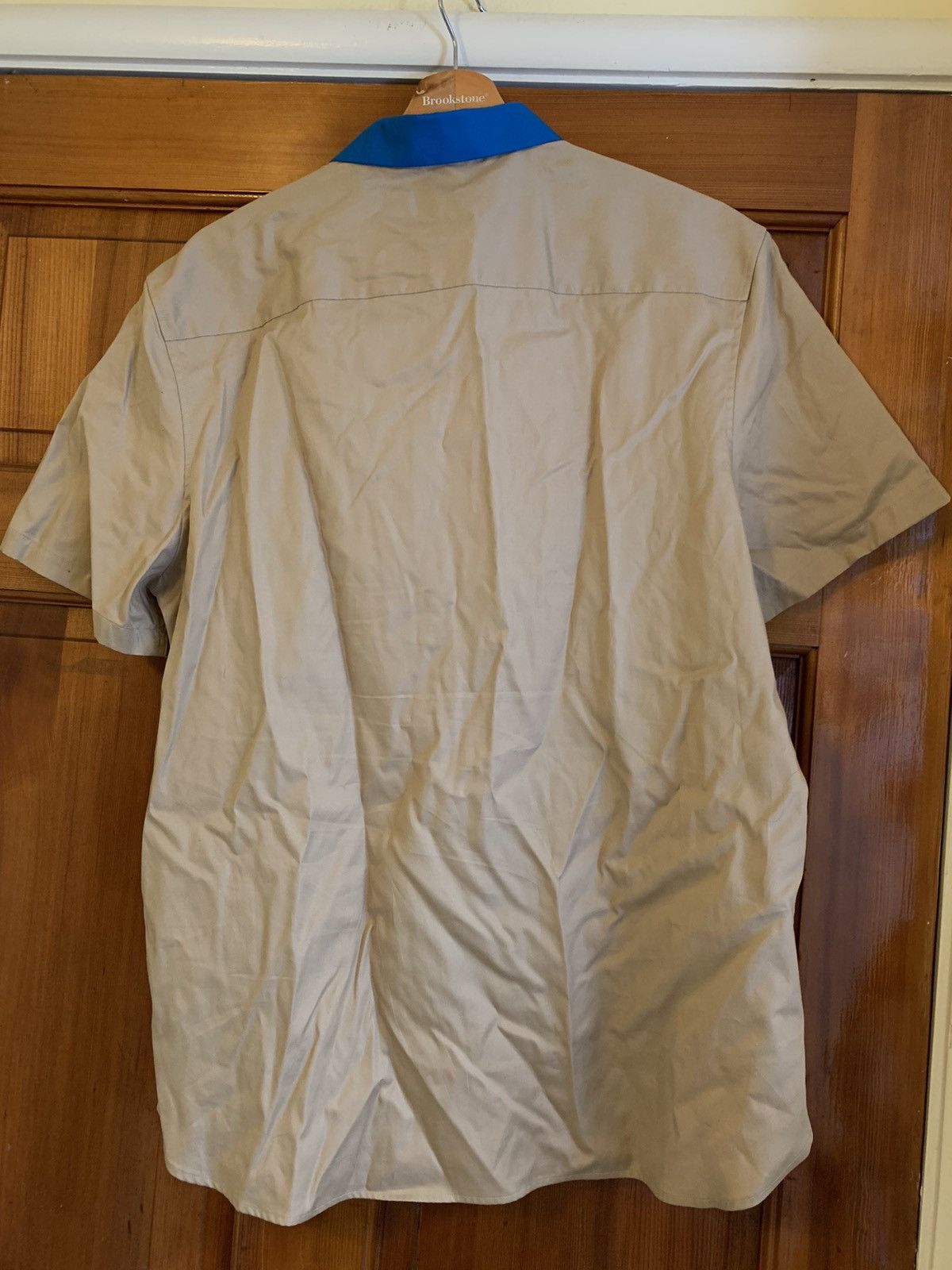 Calvin Klein × Designer *RARE* Calvin Klein TwoTone Collar Short Sleeve Button Shirt Size US L / EU 52-54 / 3 - 2 Thumbnail