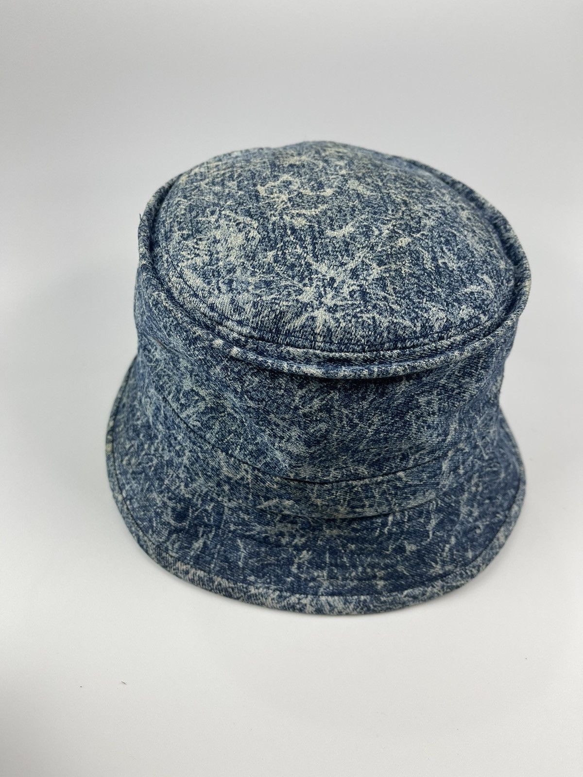 Japanese Brand Vintage Bucket Light Wash Acid Hat Size ONE SIZE - 2 Thumbnail