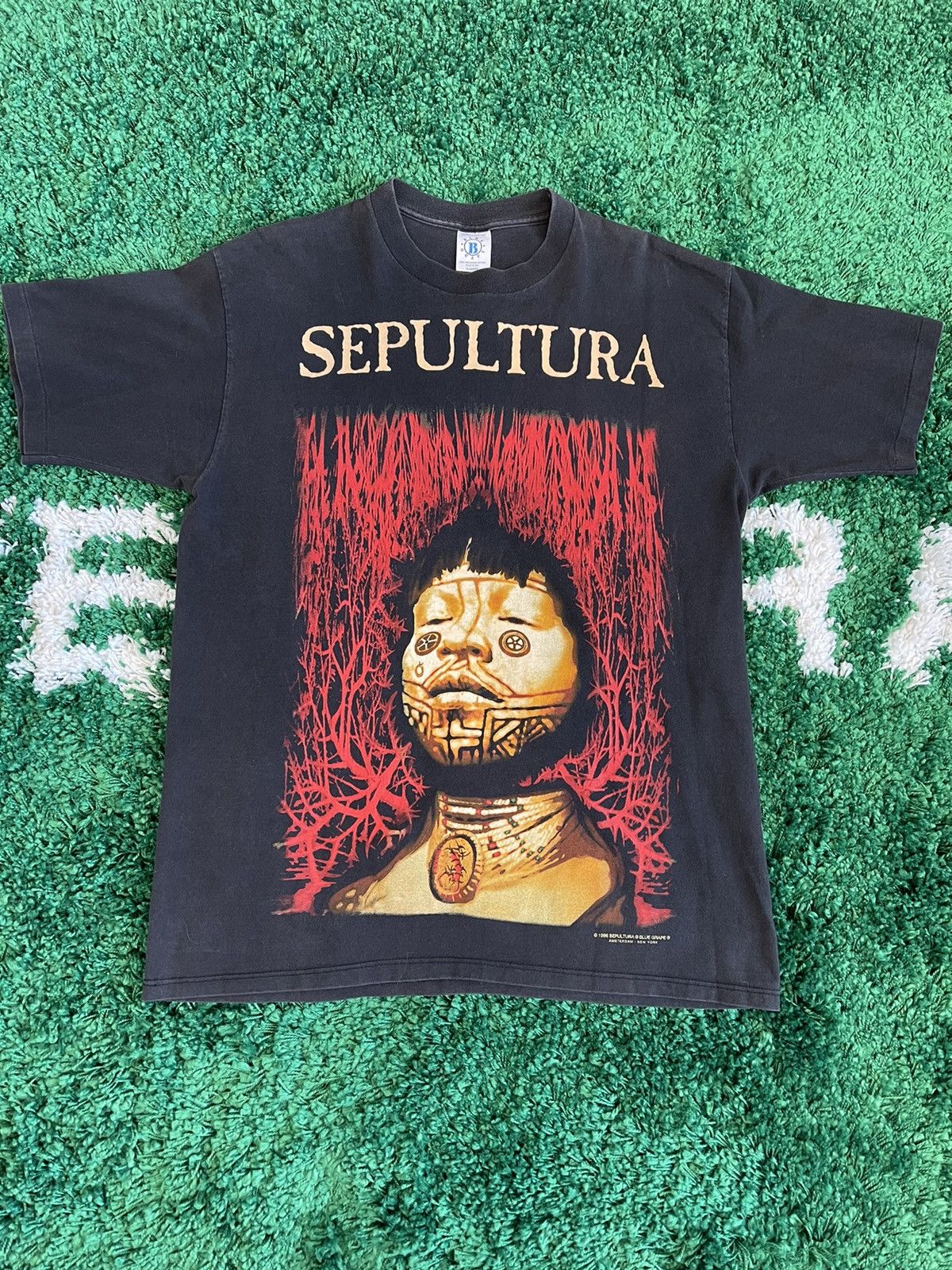 Vintage Original 1996 Sepultura Roots World Tour Shirt | Grailed