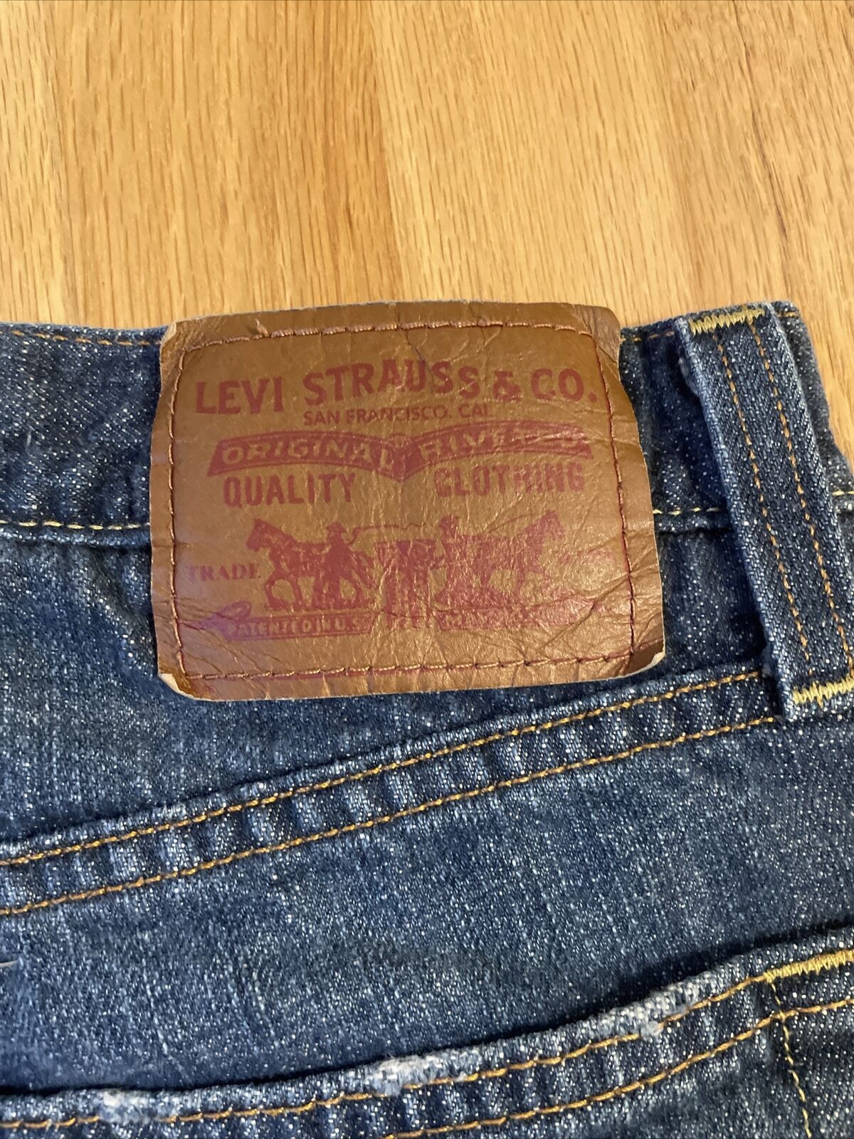Levi's denim 514 slim straight shorts Size US 32 / EU 48 - 3 Thumbnail