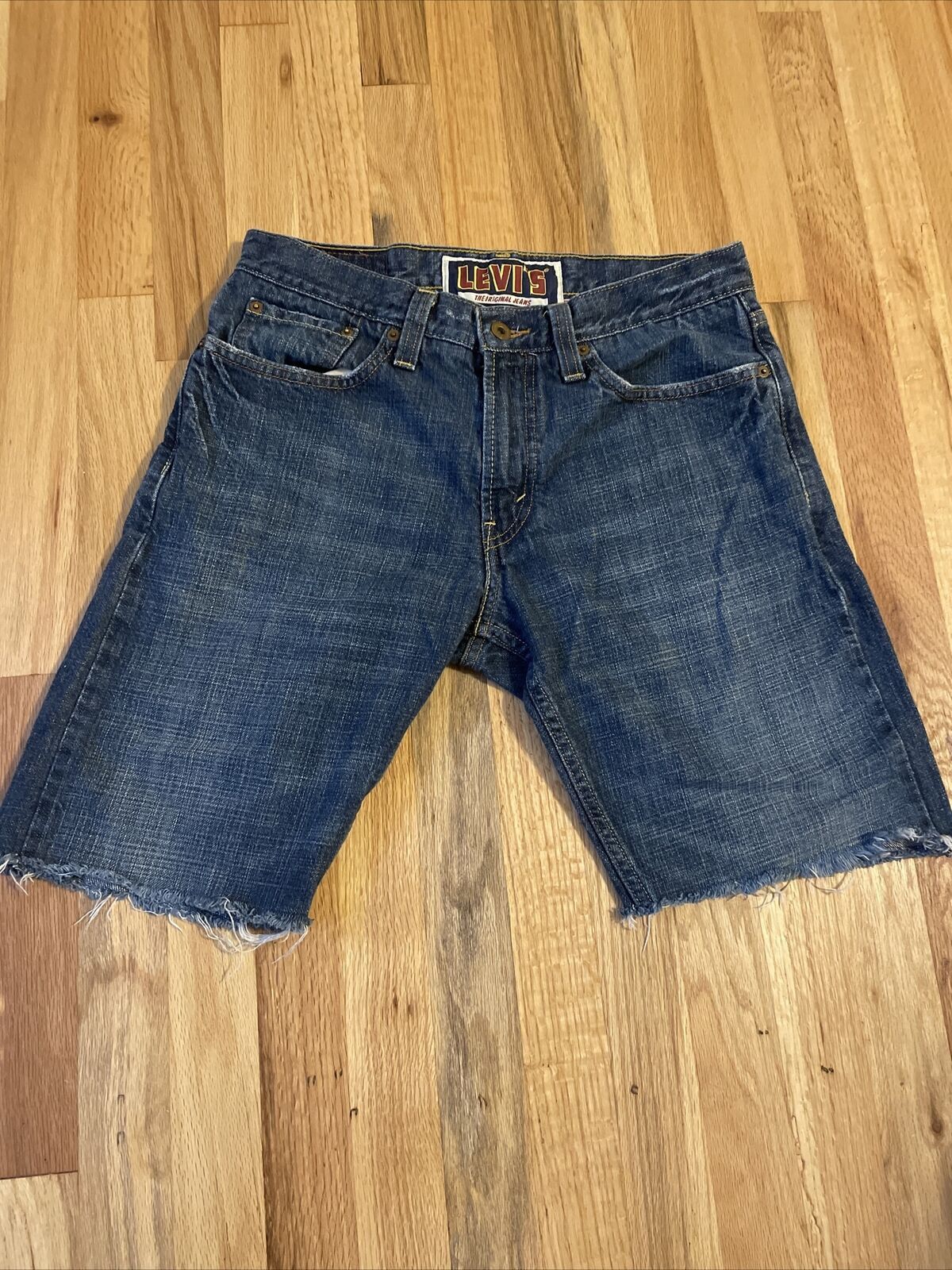Levi's denim 514 slim straight shorts Size US 32 / EU 48 - 1 Thumbnail