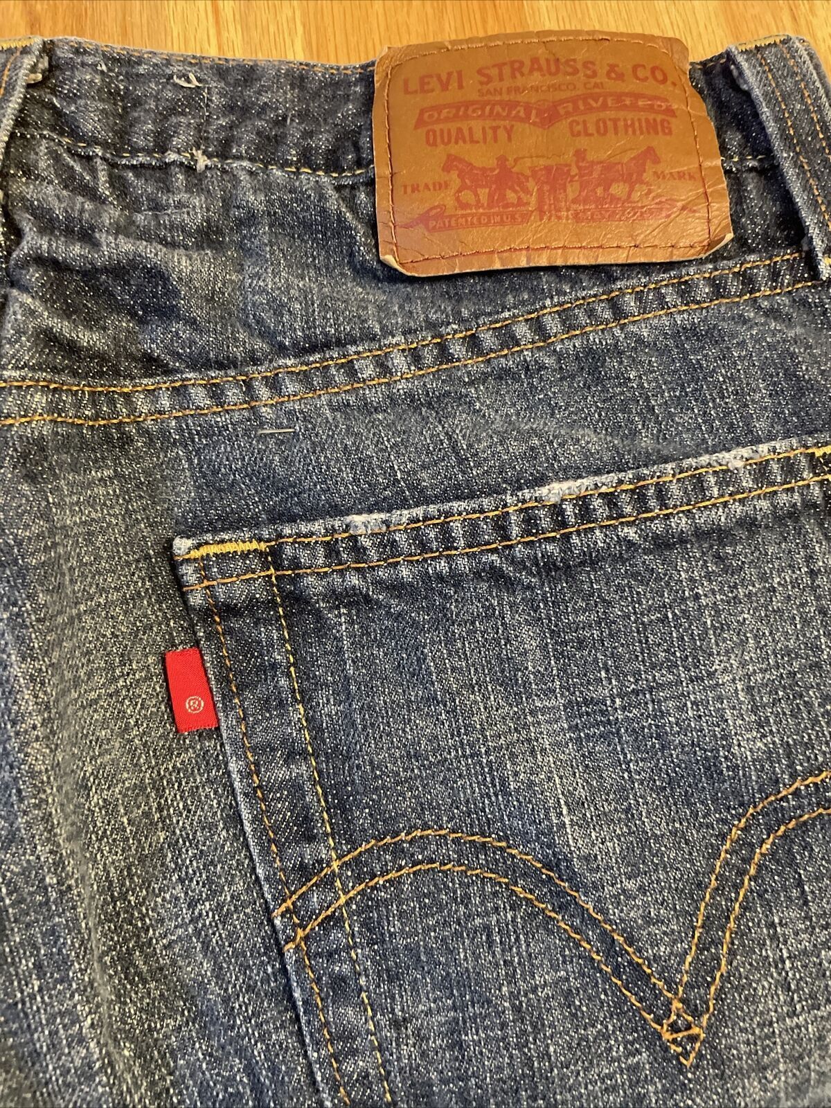 Levi's denim 514 slim straight shorts Size US 32 / EU 48 - 4 Thumbnail