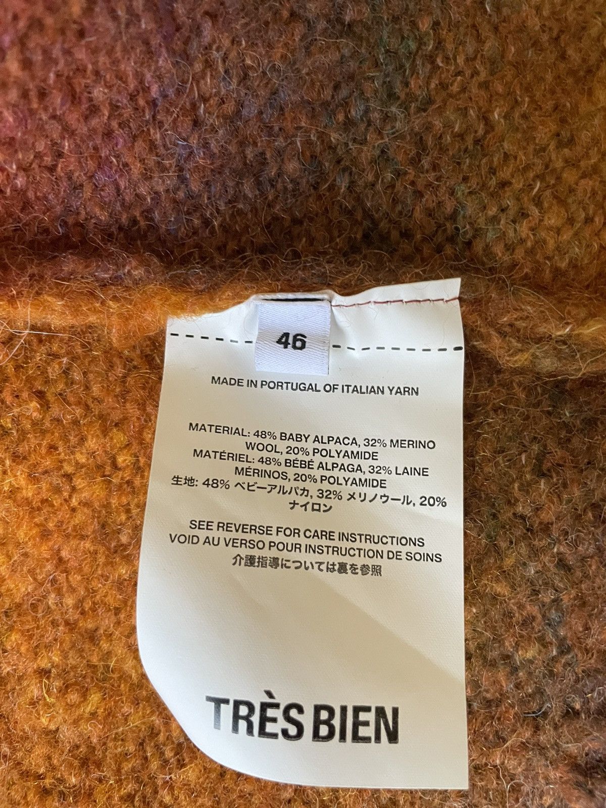 Tres Bien Tres Bien Alpaca Cardigan Sunset Size US S / EU 44-46 / 1 - 4 Thumbnail