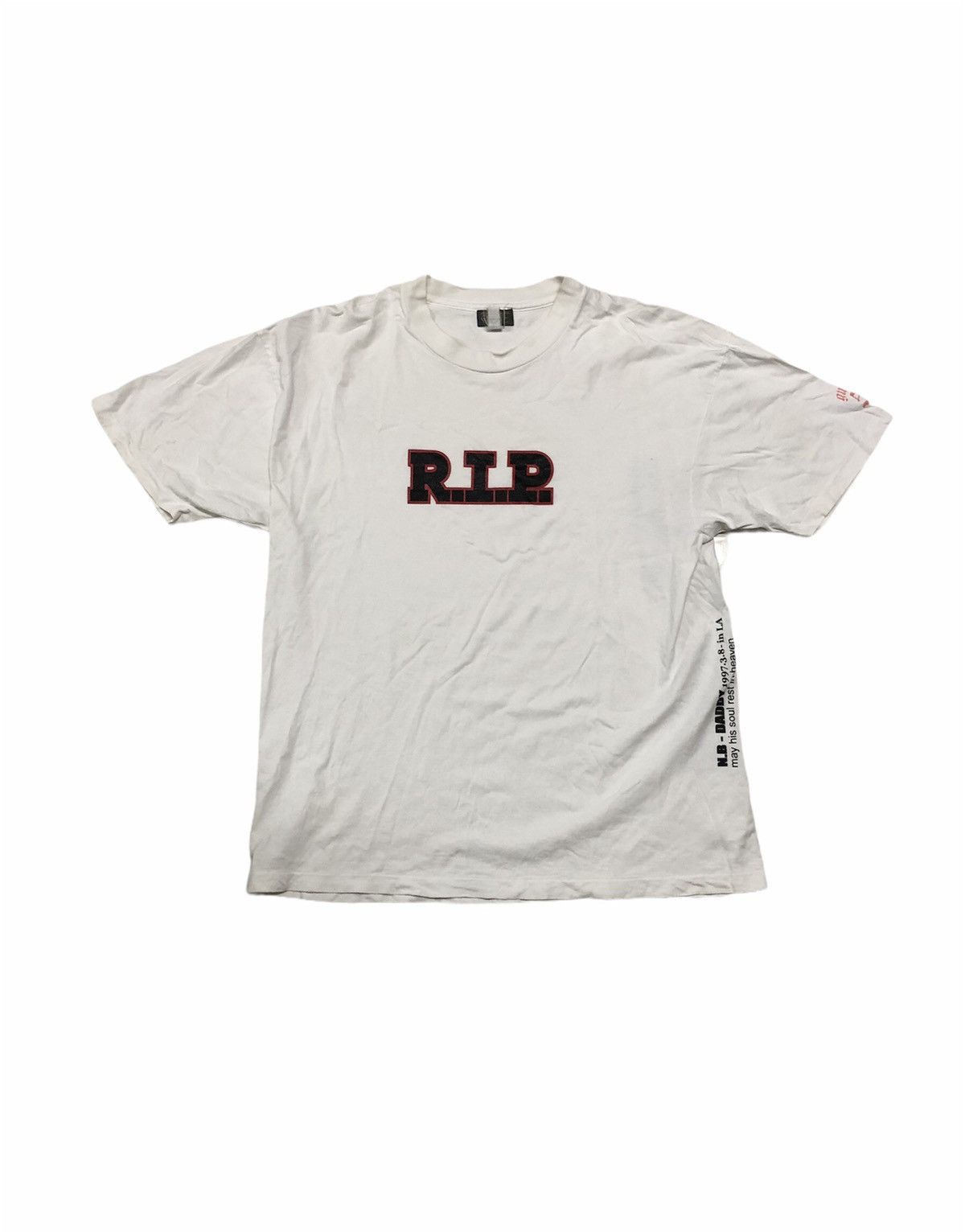 Vintage Vintage RIP N.B-DADDY msgr T-Shirt | Grailed