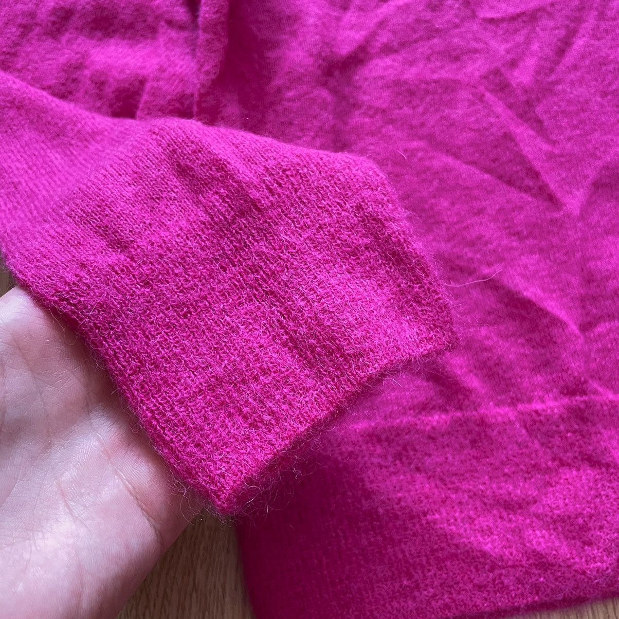 Dries Van Noten RARE Dries Van Noten Mohair Alpaca Wool Pink Knit Sweater Size L / US 10 / IT 46 - 6 Thumbnail