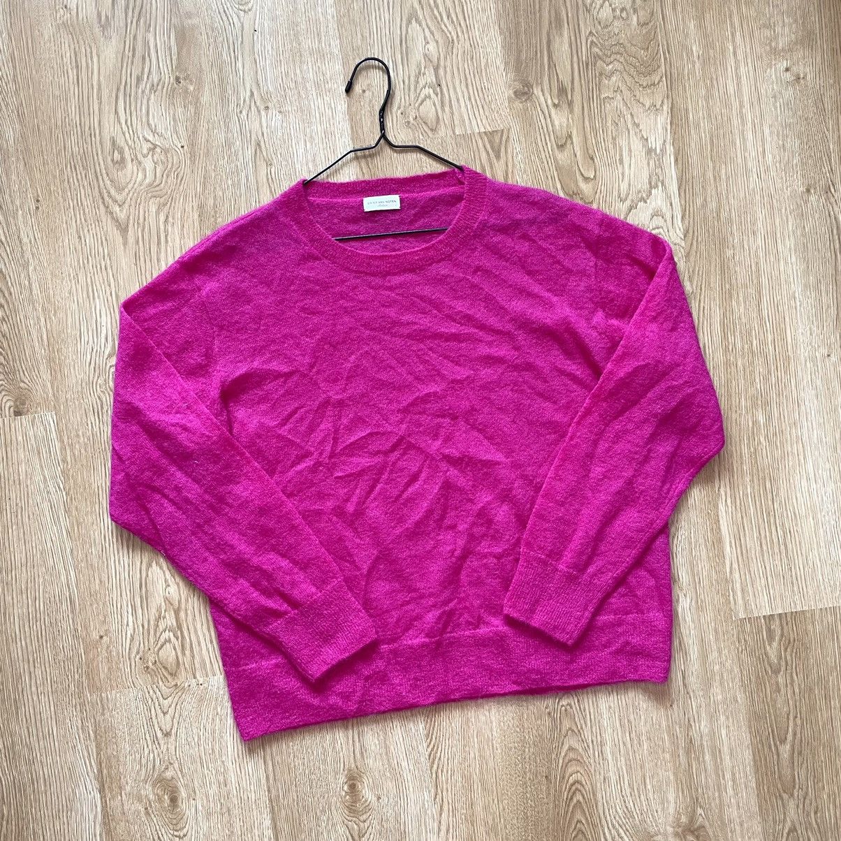 Dries Van Noten RARE Dries Van Noten Mohair Alpaca Wool Pink Knit Sweater Size L / US 10 / IT 46 - 7 Thumbnail