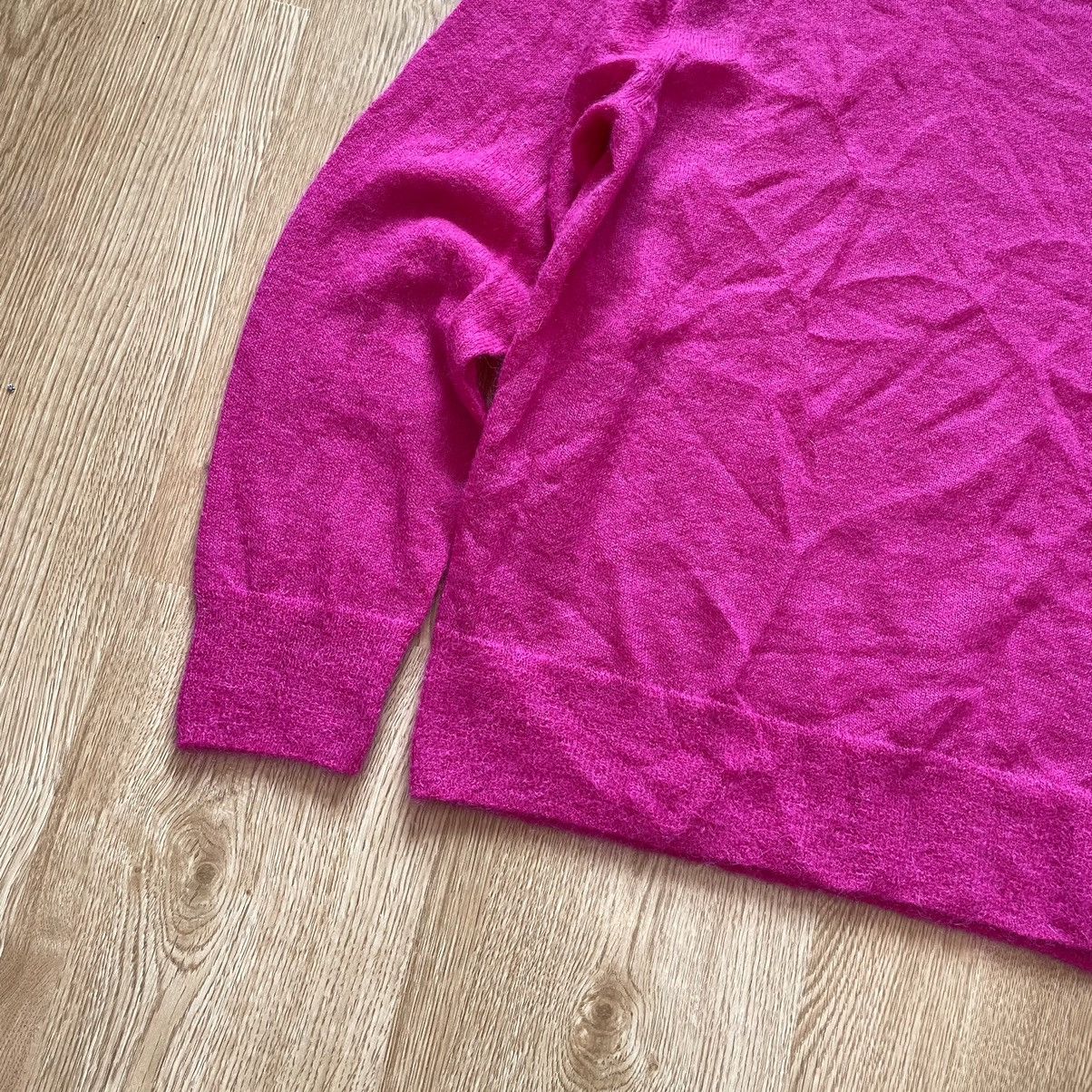 Dries Van Noten RARE Dries Van Noten Mohair Alpaca Wool Pink Knit Sweater Size L / US 10 / IT 46 - 4 Thumbnail