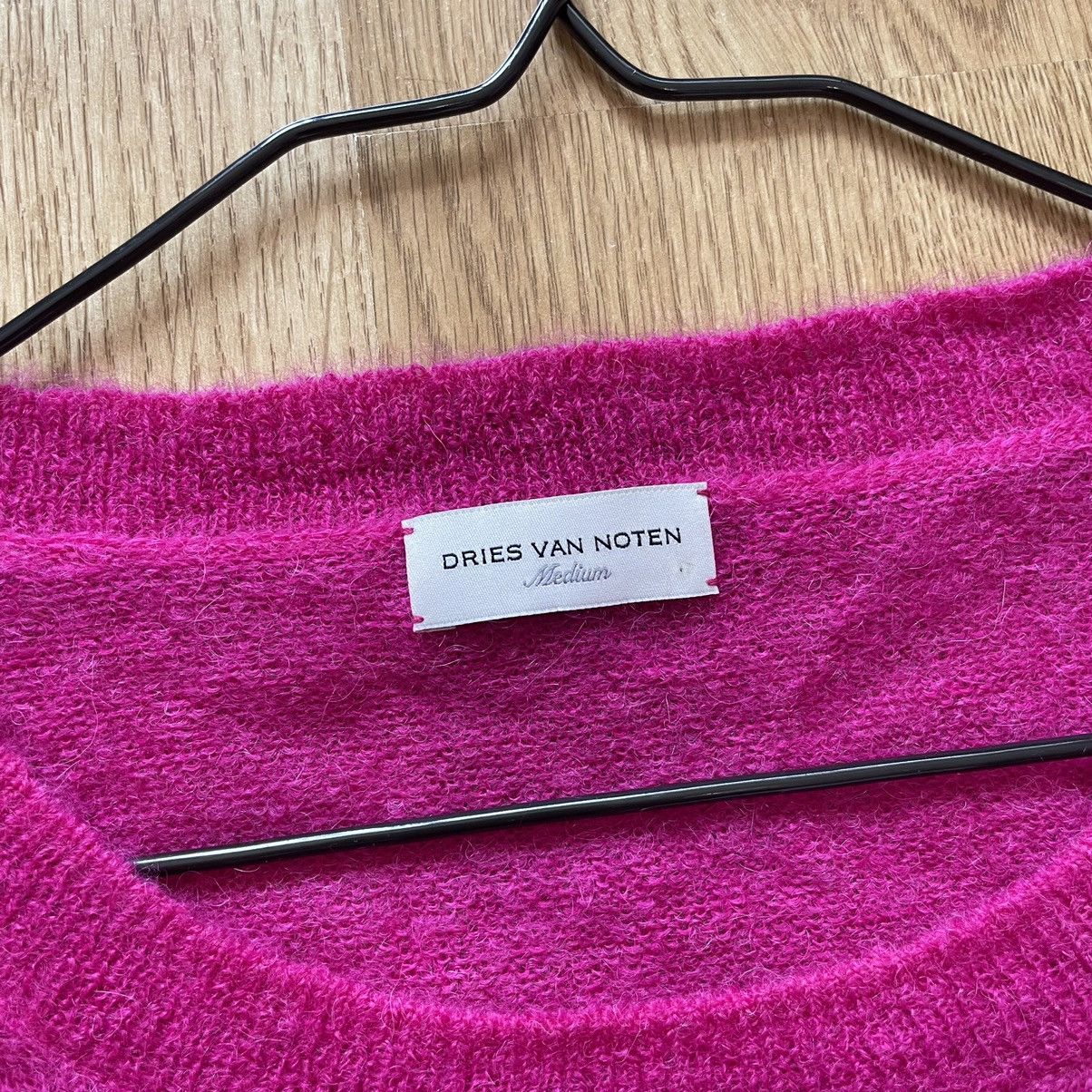 Dries Van Noten RARE Dries Van Noten Mohair Alpaca Wool Pink Knit Sweater Size L / US 10 / IT 46 - 5 Thumbnail