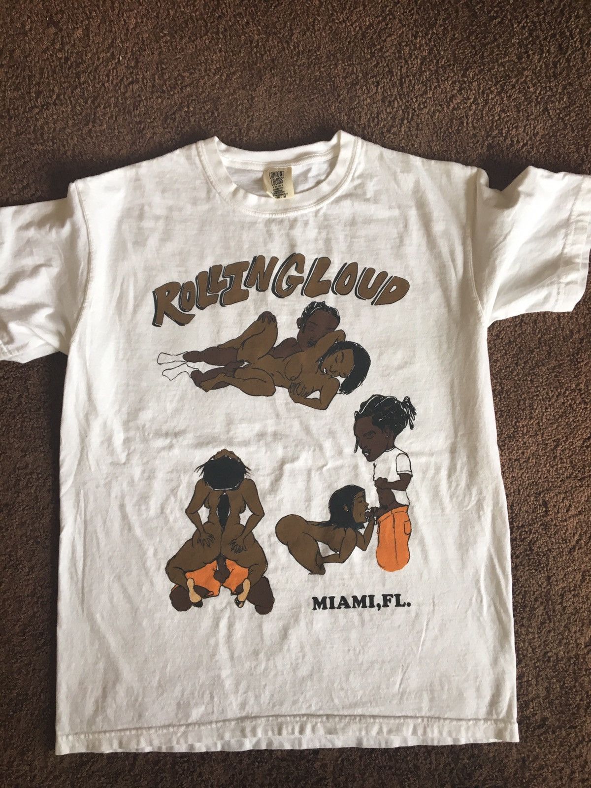 Asap Rocky × Vlone Asap rocky Rolling Loud T Shirt | Grailed