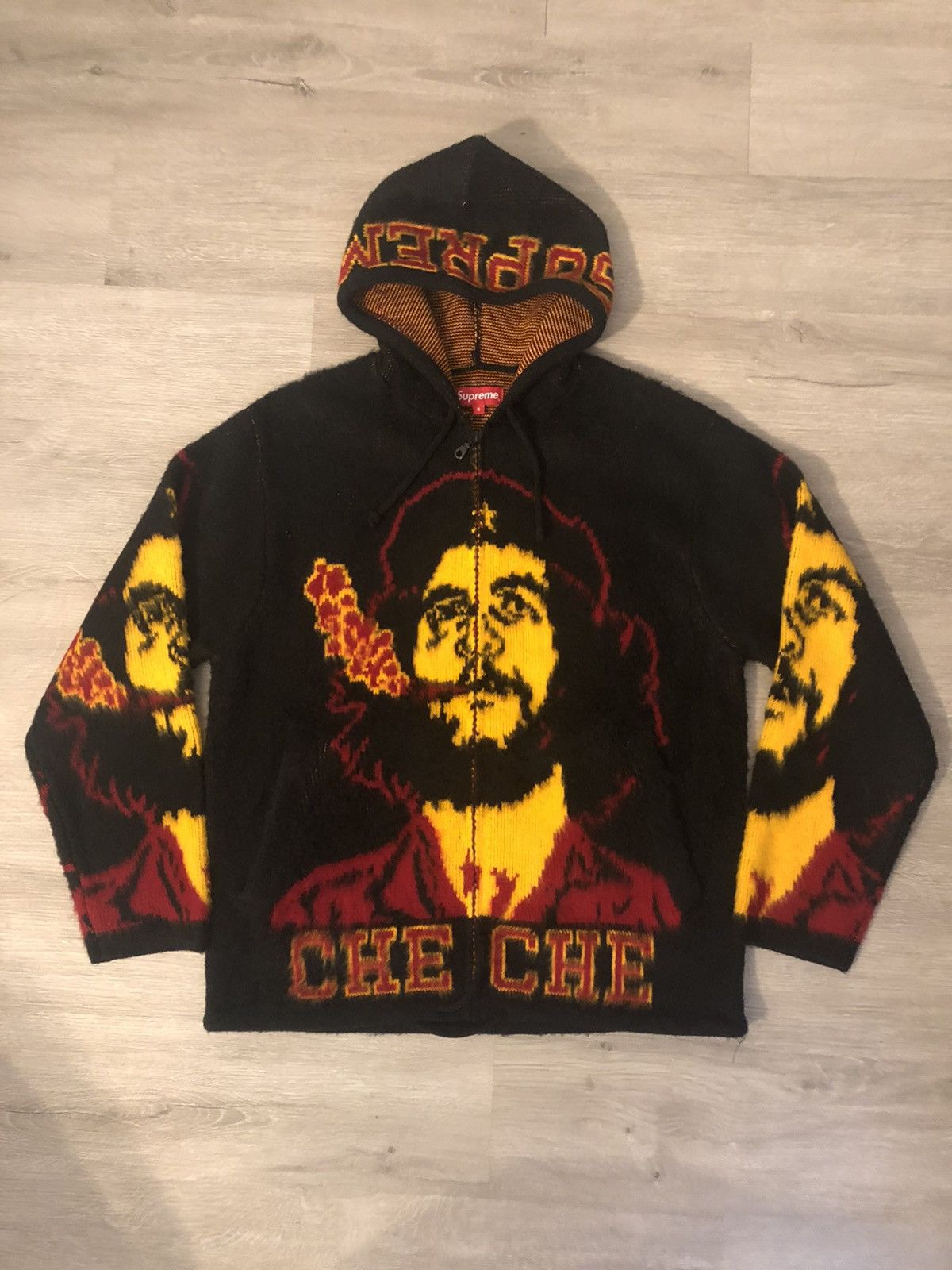 Supreme Che Guevara Hooded-Zip Up Sweater | Grailed