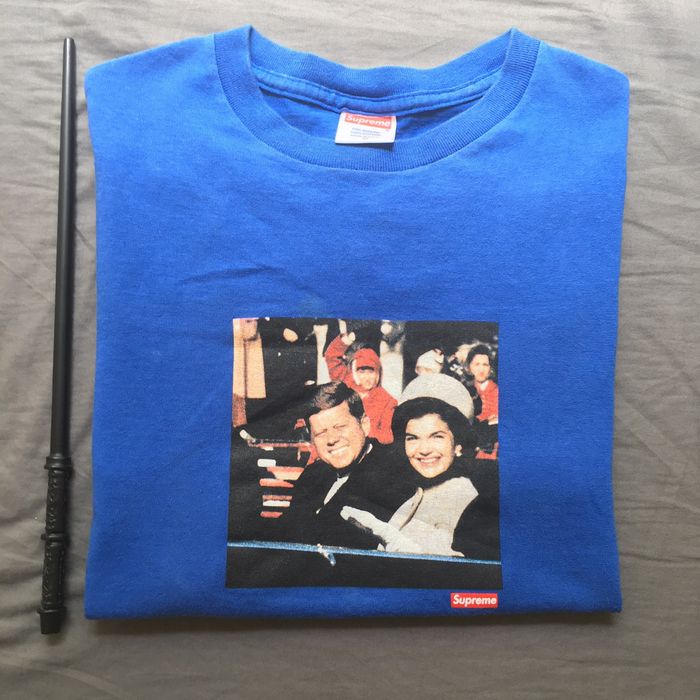 Supreme jfk outlet shirt