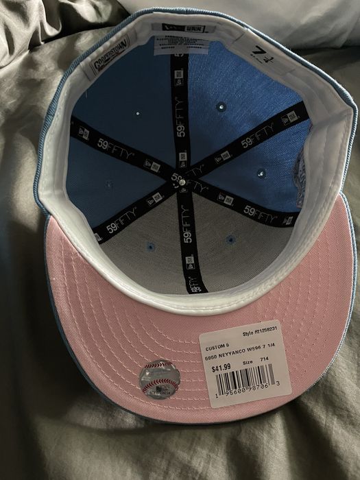 New Era 7 1/4 New York Yankees Cotton Candy 1996 Fitted Hat Grailed