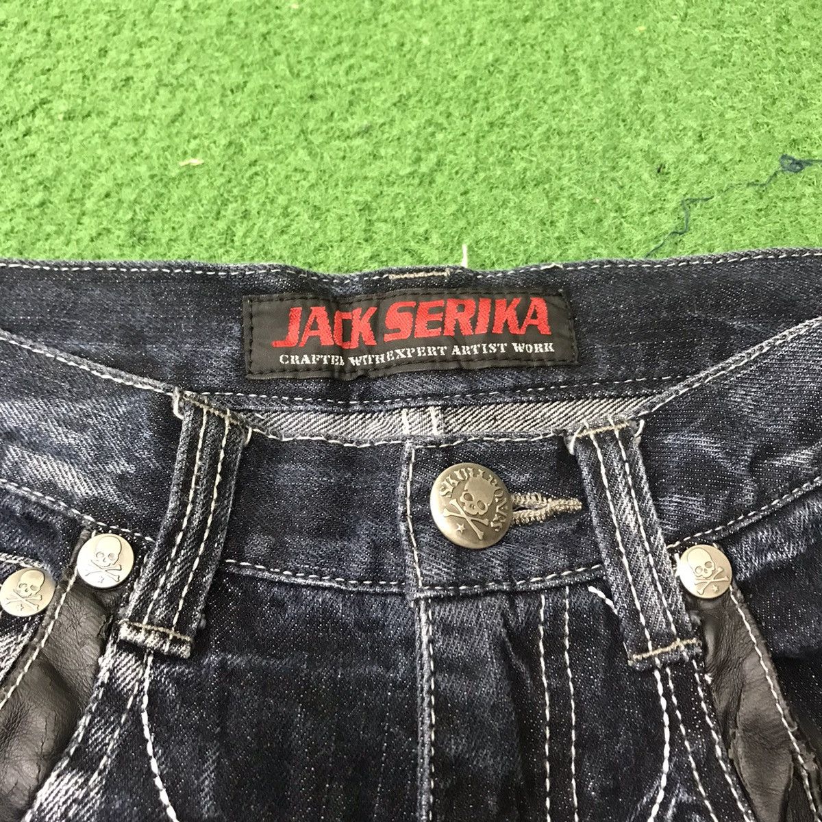 Japanese Brand Japanese Brand Jack Serika Denim Acidwash Jeans Size US 30 / EU 46 - 19 Thumbnail