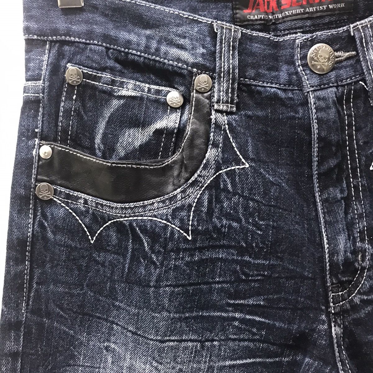 Japanese Brand Japanese Brand Jack Serika Denim Acidwash Jeans Size US 30 / EU 46 - 4 Thumbnail