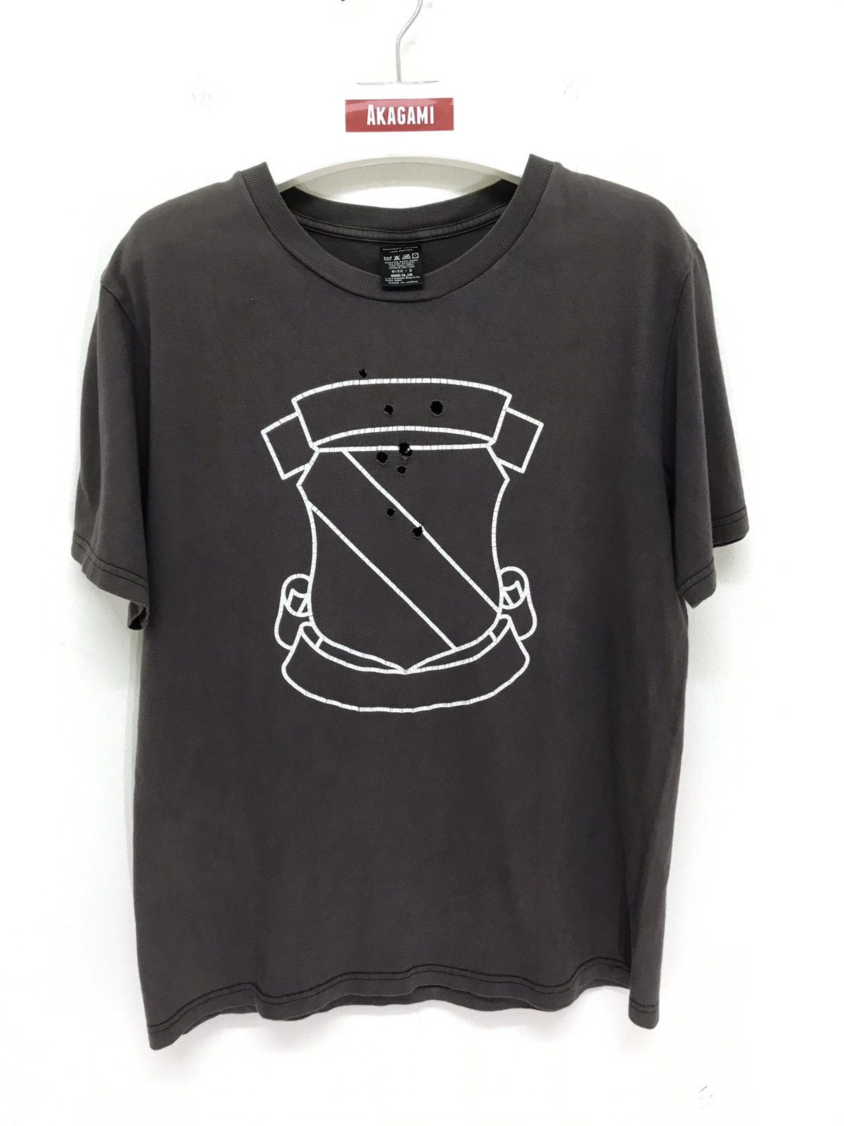 Number (N)ine ?Number Nine Bullet Holes T Shirt Brown | Grailed