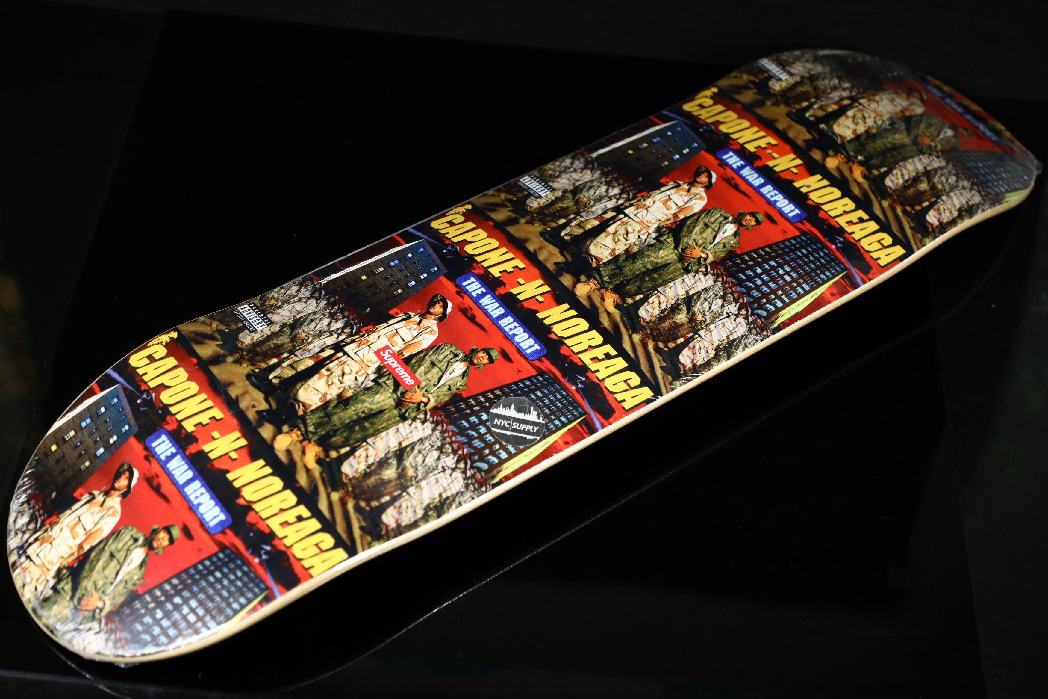 Supreme FW16 Supreme The War Report Skateboard Deck Multicolor