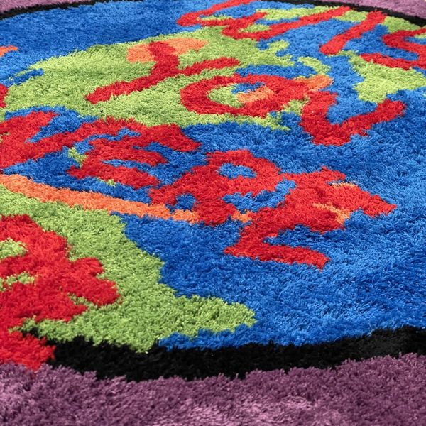 Travis Scott Astroworld Rug - Wish You Were Here Happy Face | Grailed