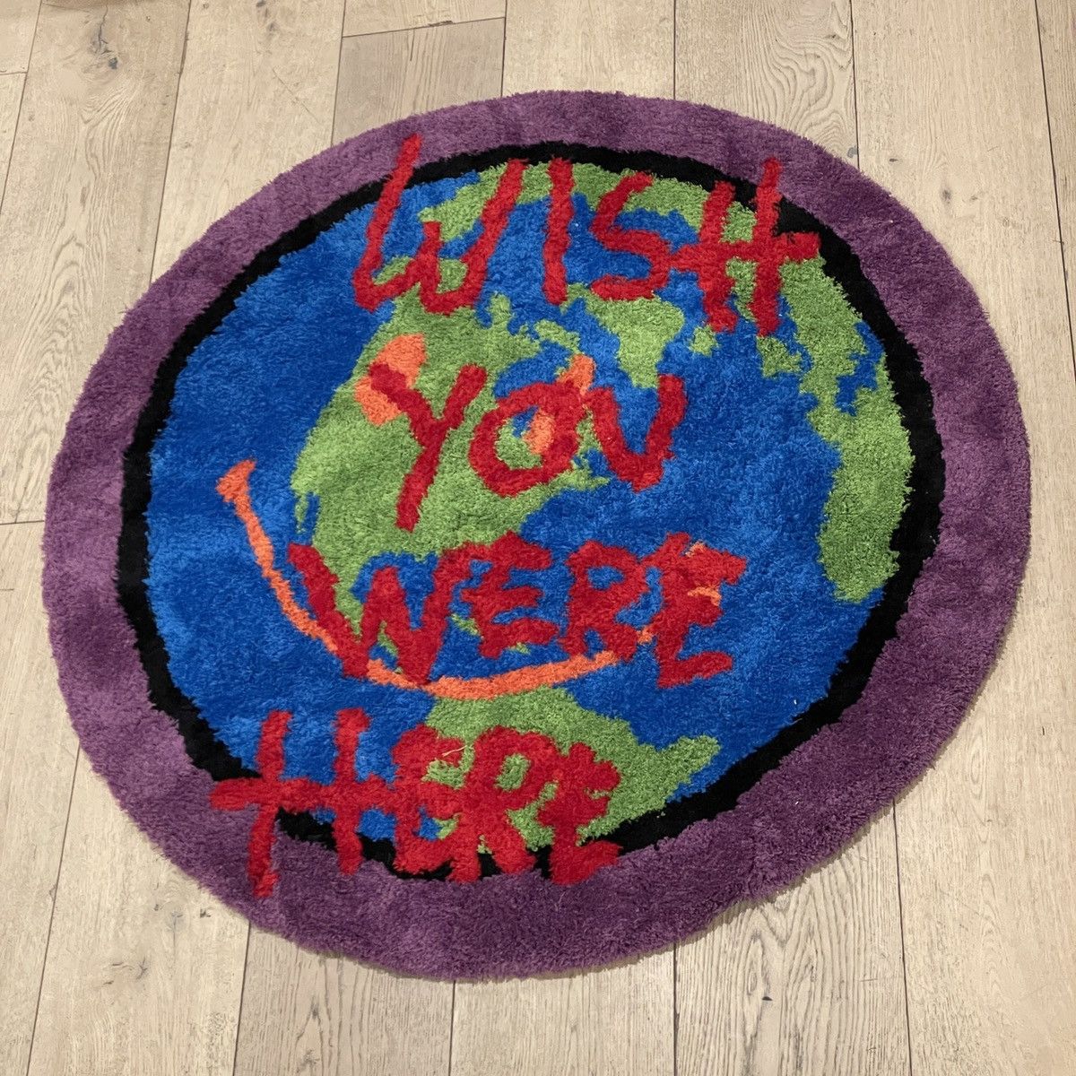 Travis Scott Astroworld Rug - Wish You Were Here Happy Face | Grailed