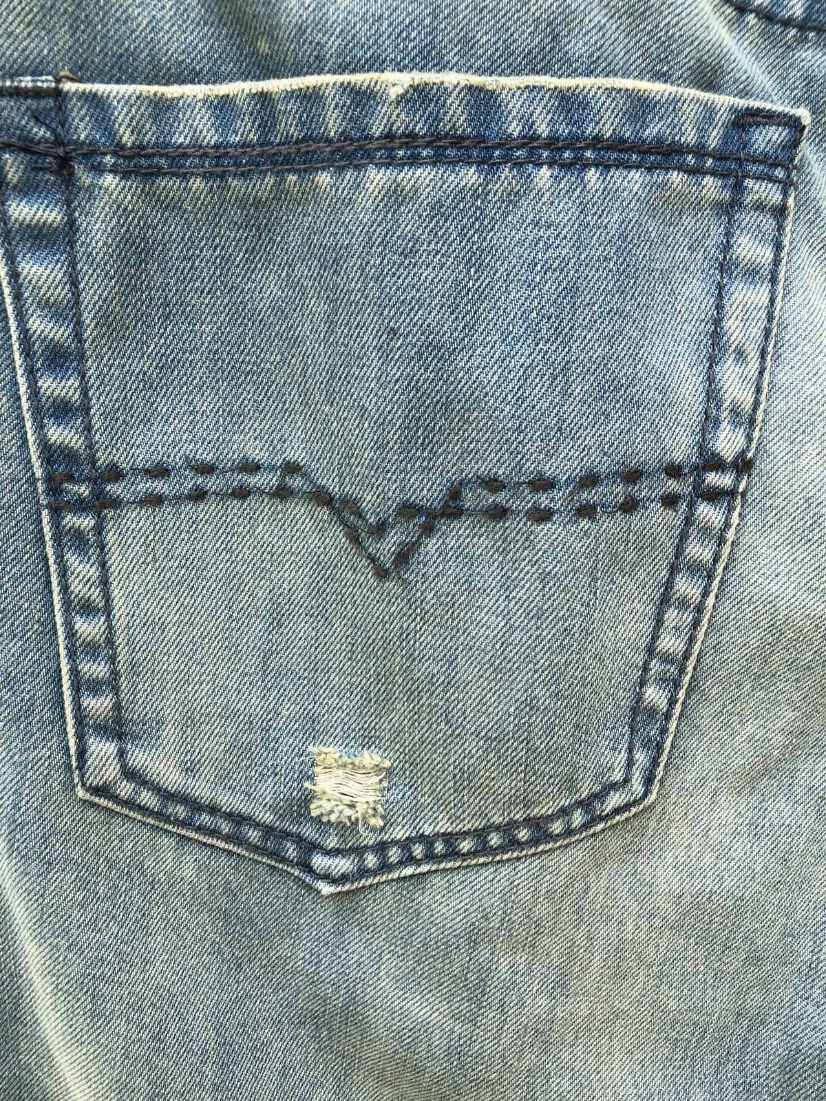 Allsaints Spitalfields Jacks Place Rips Distressed Denim Jeans Size US 32 / EU 48 - 8 Thumbnail