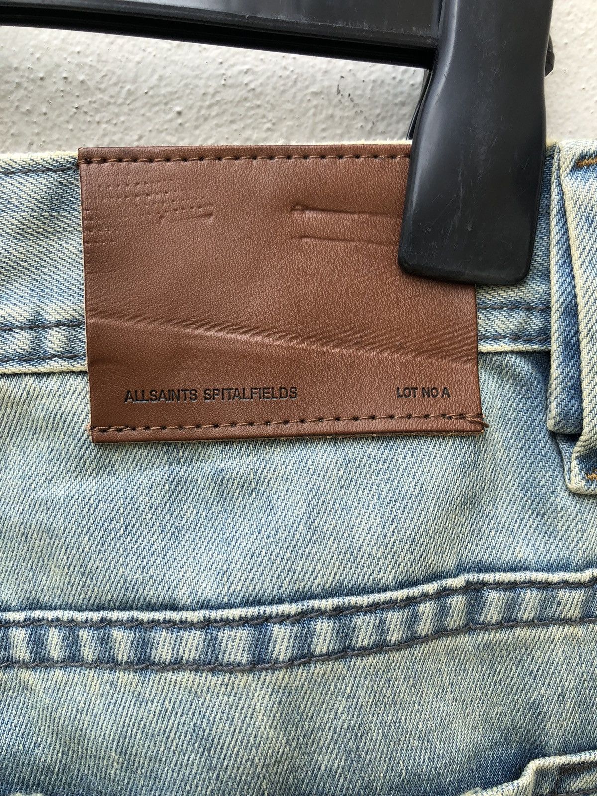 Allsaints Spitalfields Jacks Place Rips Distressed Denim Jeans Size US 32 / EU 48 - 9 Thumbnail