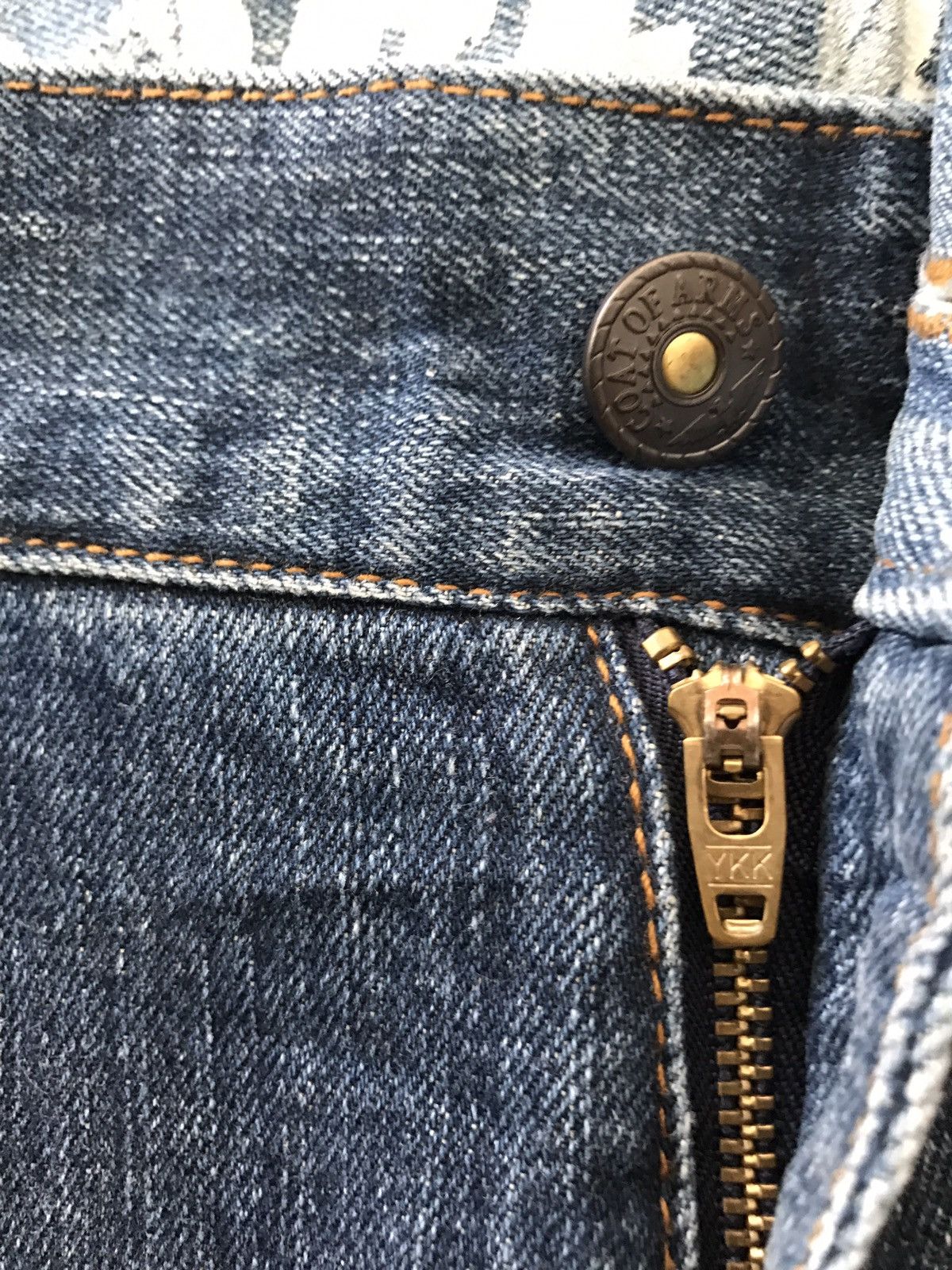 Vintage Japanese Designer MC DIVISION Cut Out Raw Edge Denim Jeans Size US 31 - 7 Thumbnail
