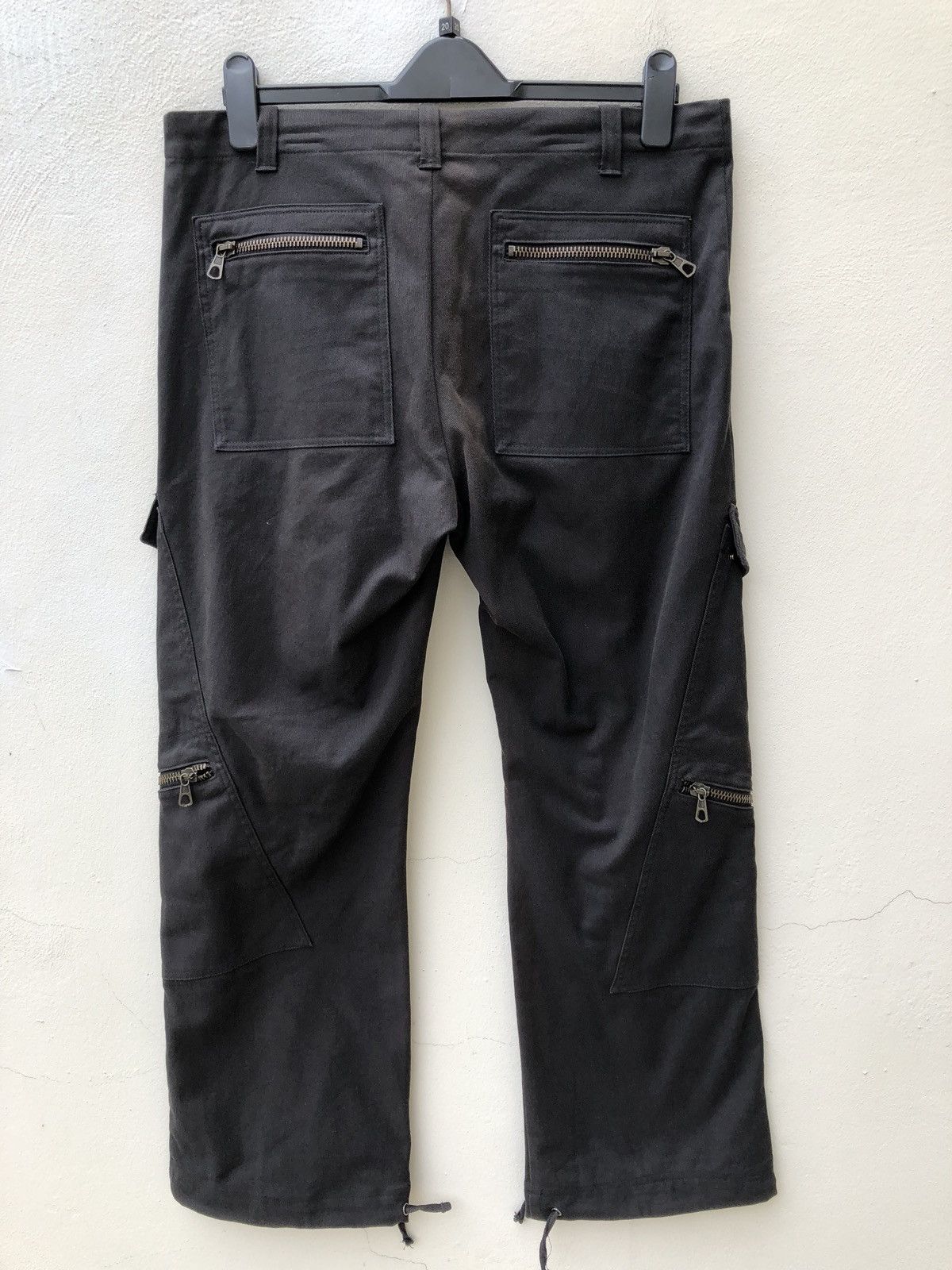 Vintage Vintage MASSIMO REBECCHI Sun Fade Flare Cargo Trouser Pant Size US 36 / EU 52 - 12 Thumbnail