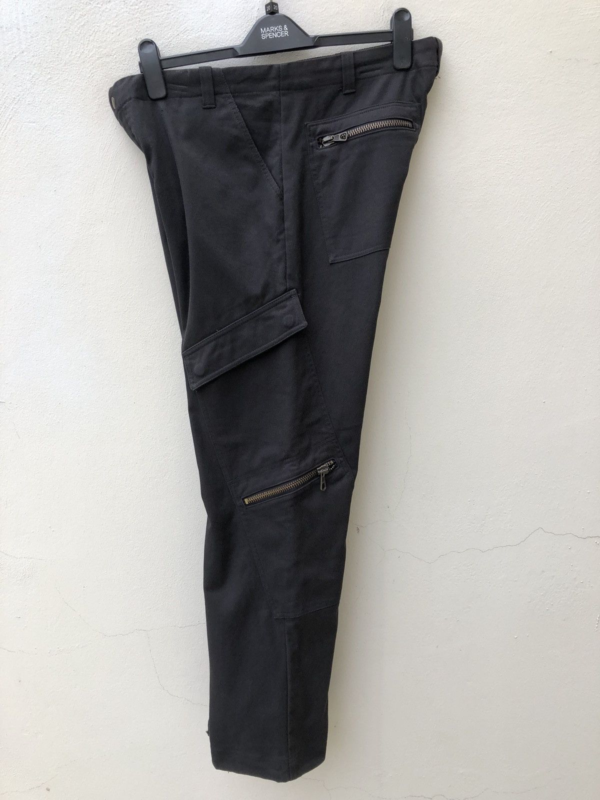 Vintage Vintage MASSIMO REBECCHI Sun Fade Flare Cargo Trouser Pant Size US 36 / EU 52 - 16 Thumbnail