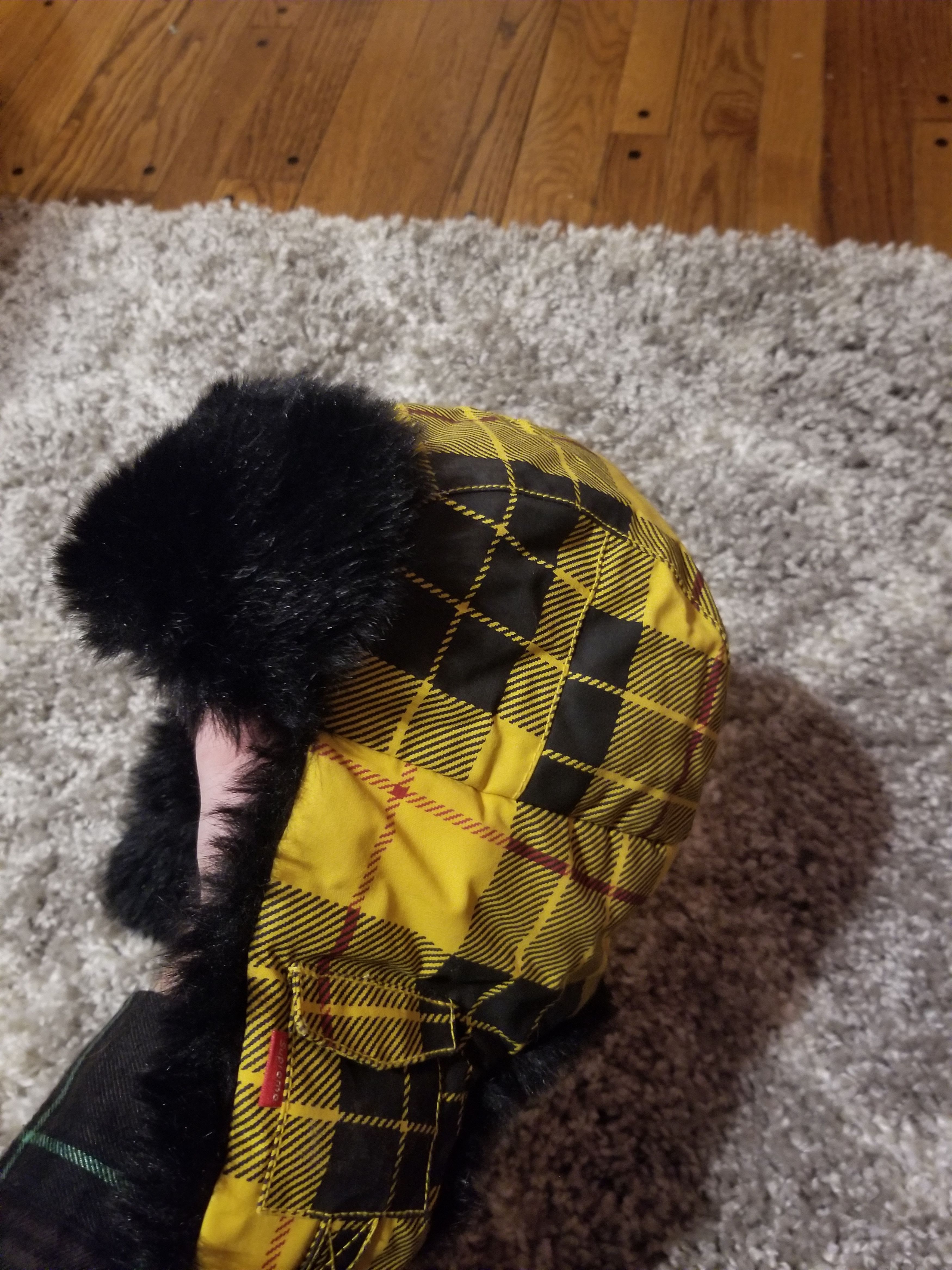 Supreme Supreme Fall/Winter 2014 Yellow Red Black trooper hat used Size ONE SIZE - 1 Thumbnail