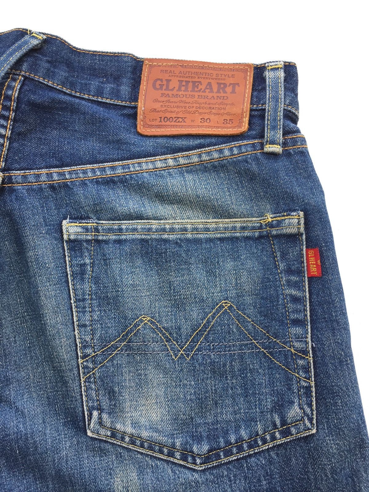 Big John × Japanese Brand × Vintage Japanese Vintage GLHeart by Big John Company Size US 31 - 2 Thumbnail