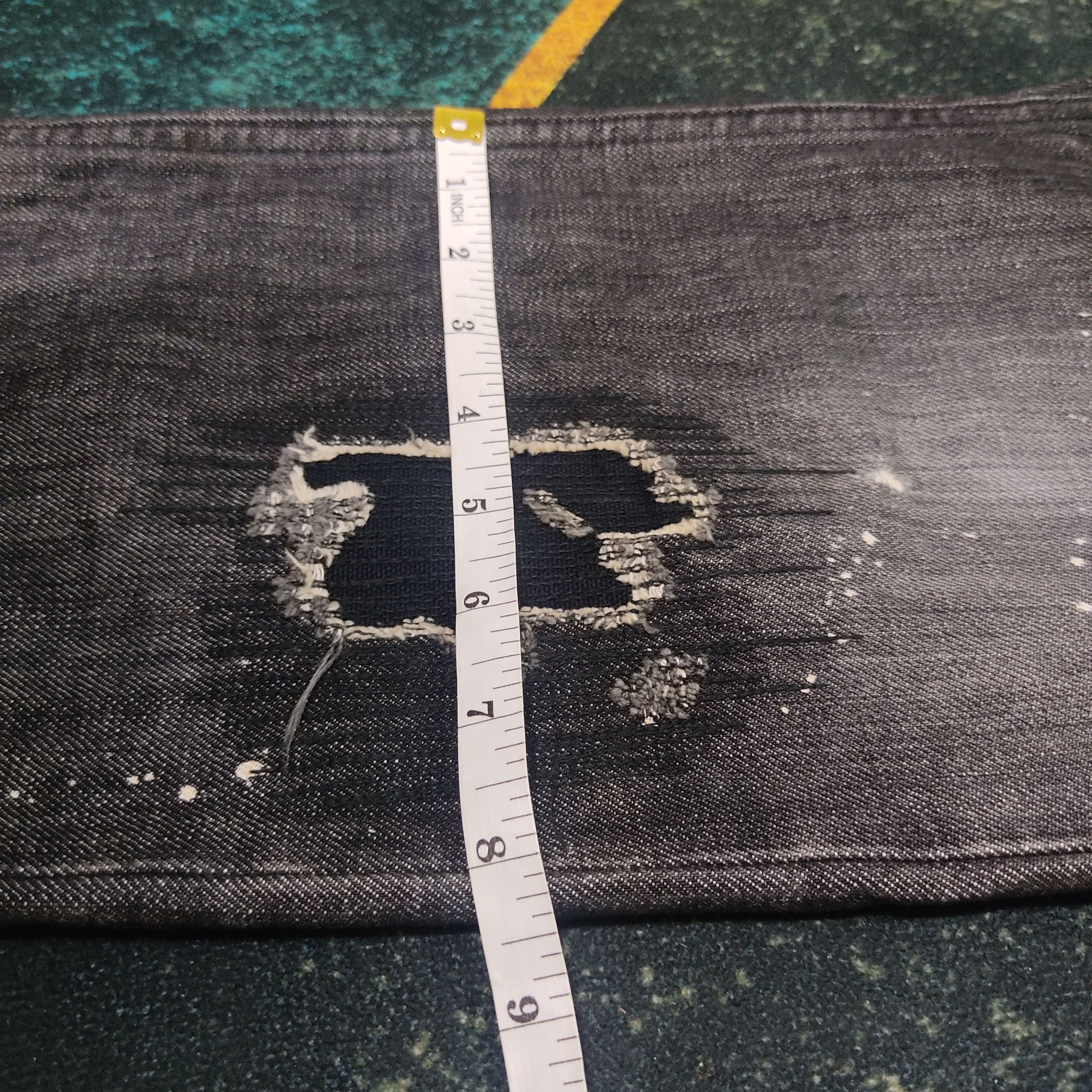 Japanese Brand × Vintage Rock Denim Number (N)ine Style splatters Patchwork Size US 32 / EU 48 - 11 Thumbnail