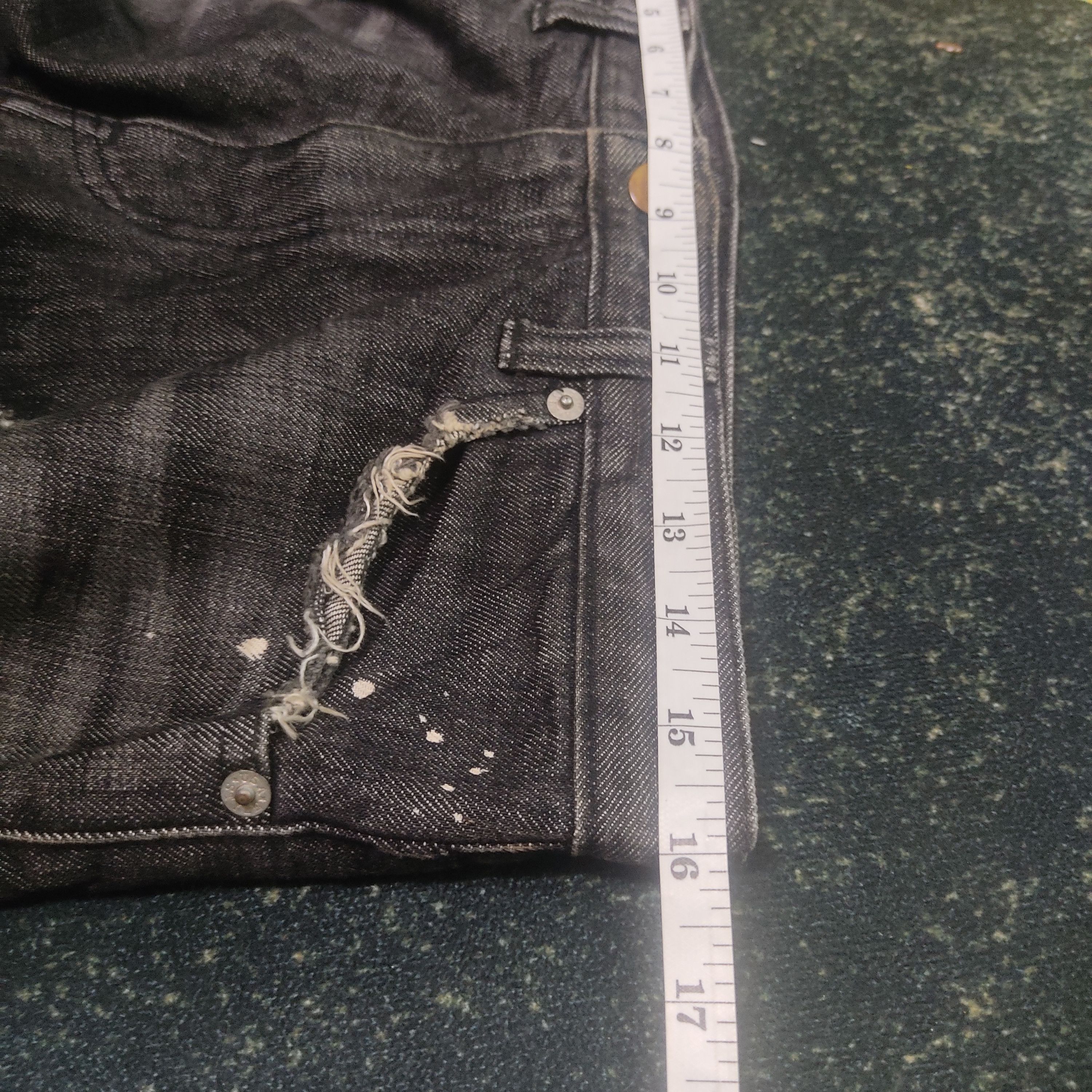Japanese Brand × Vintage Rock Denim Number (N)ine Style splatters Patchwork Size US 32 / EU 48 - 13 Thumbnail