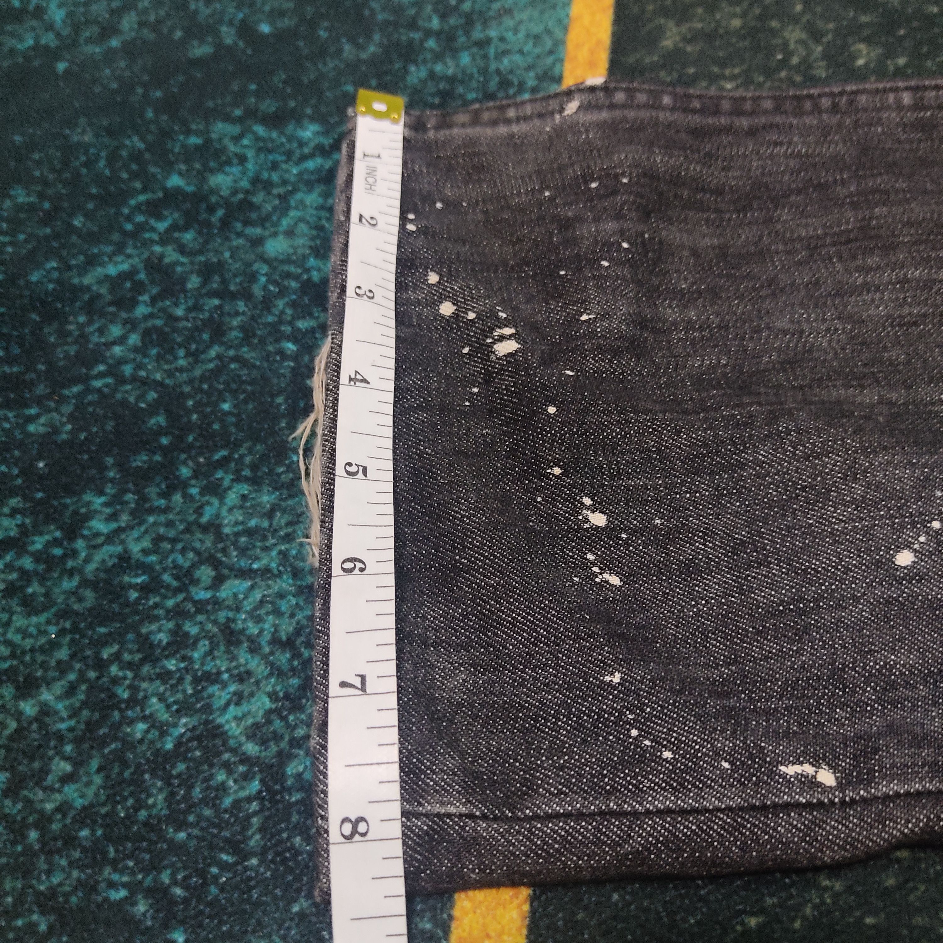 Japanese Brand × Vintage Rock Denim Number (N)ine Style splatters Patchwork Size US 32 / EU 48 - 10 Thumbnail