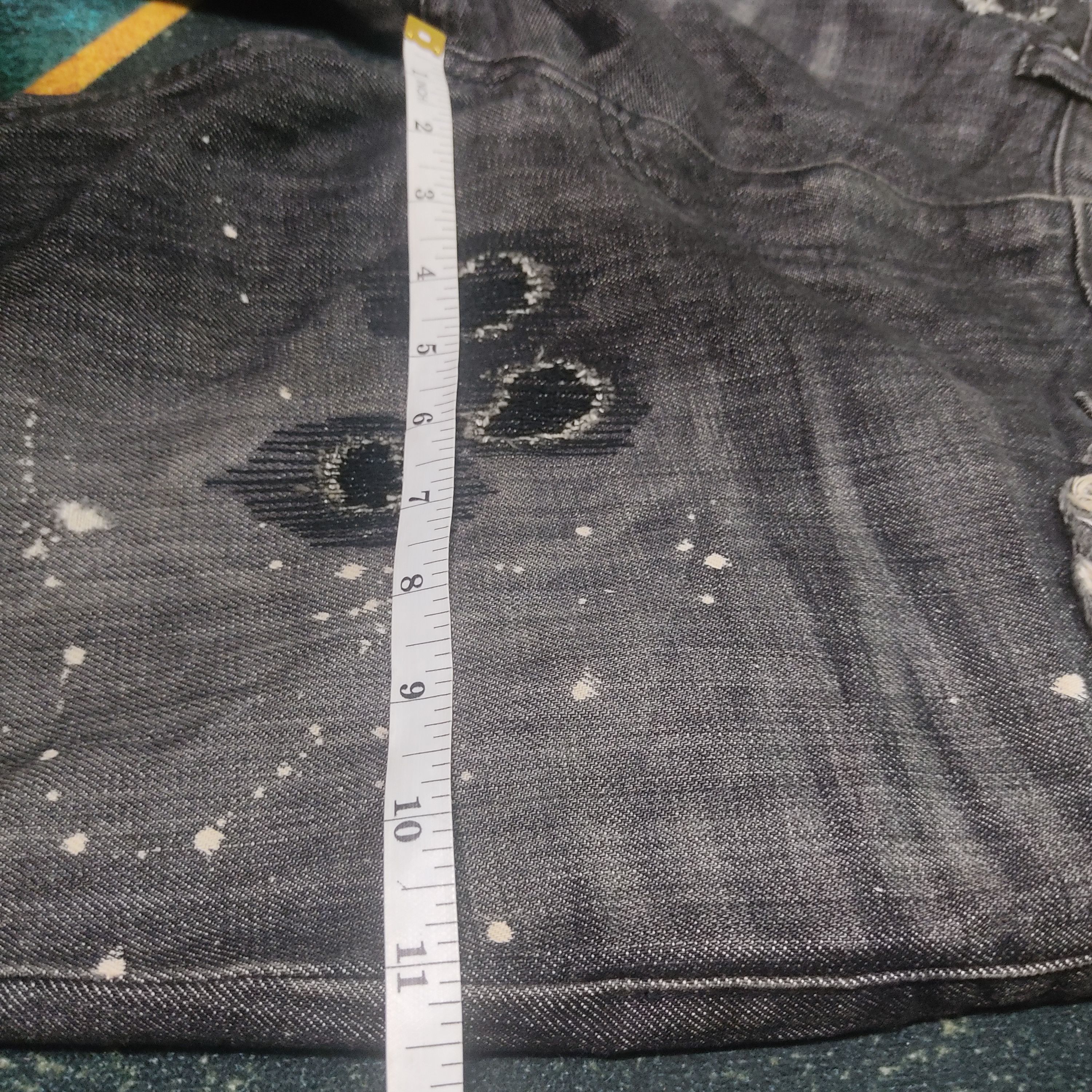 Japanese Brand × Vintage Rock Denim Number (N)ine Style splatters Patchwork Size US 32 / EU 48 - 12 Thumbnail