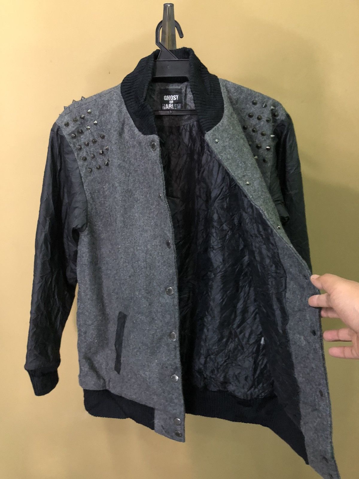 Japanese Brand Ghost Of Harlem Punk Whool Jacket Size US S / EU 44-46 / 1 - 7 Thumbnail