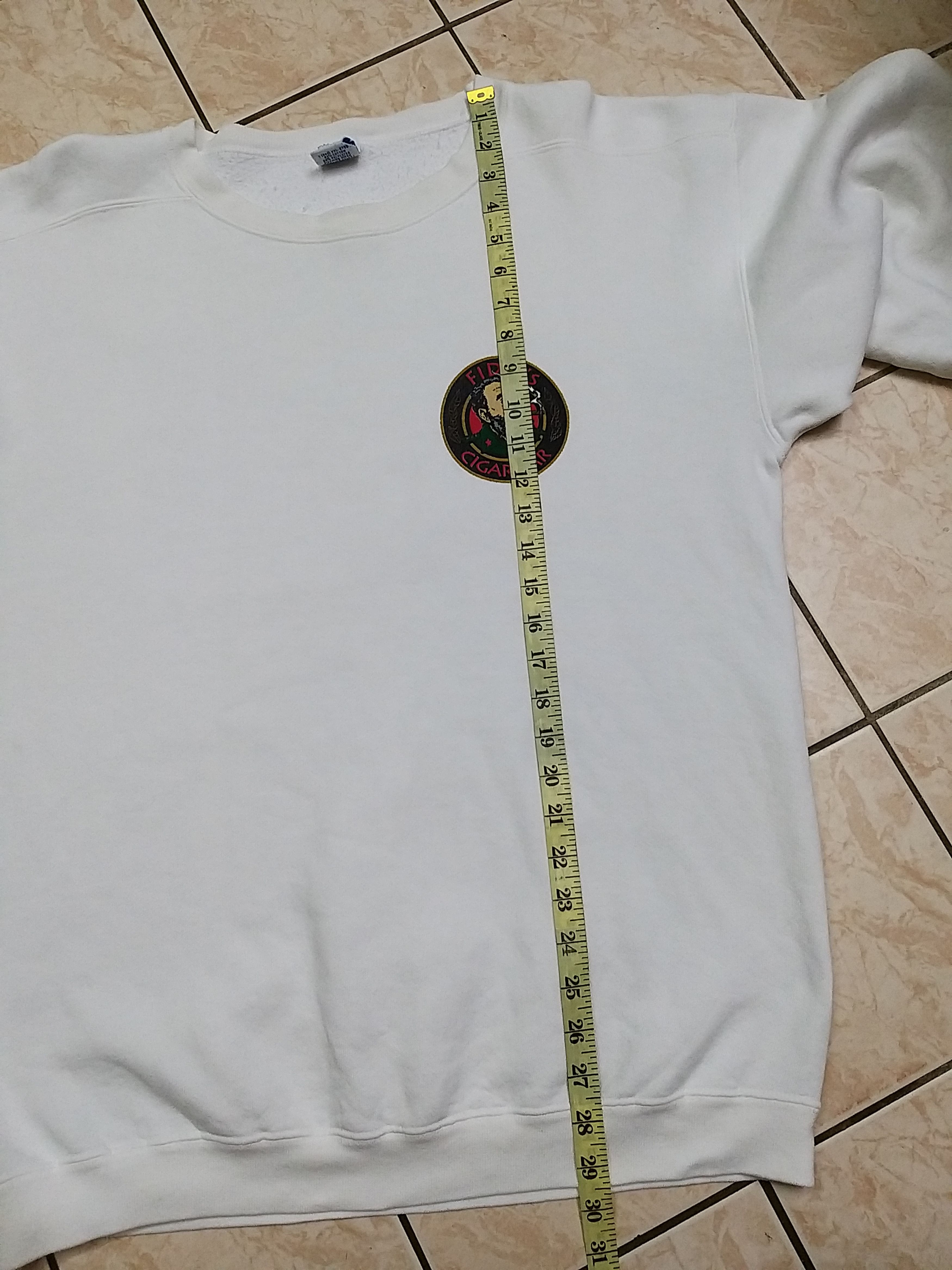 Vintage RARE🔥VINTAGE 90'S CRAZY SHIRTS FIDEL'S CIGAR BAR SWEATSHIRT Size US L / EU 52-54 / 3 - 8 Thumbnail