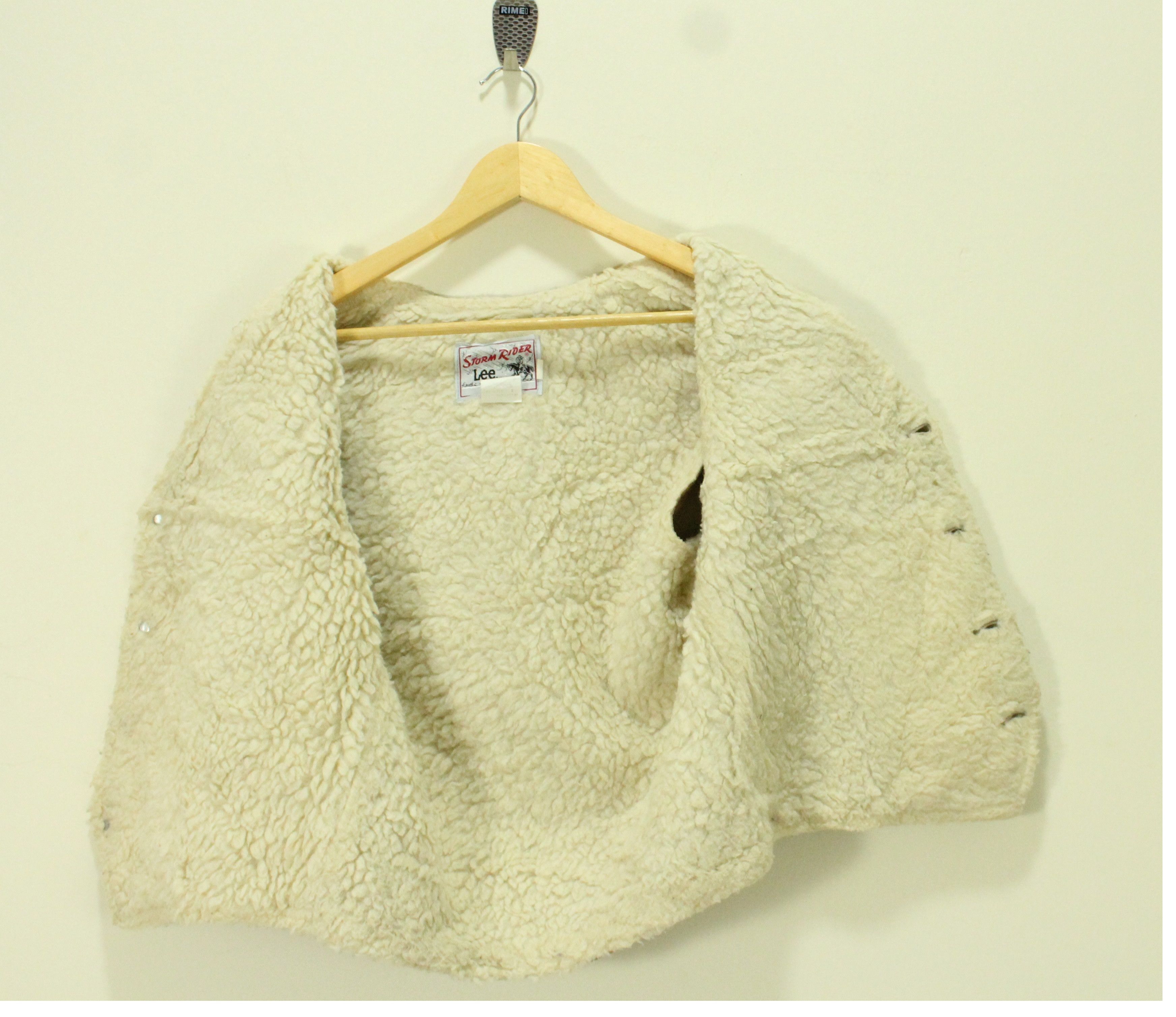 Lee × Vintage Vintage LEE STORM RIDER Vest Jacket Corduroy Size US S / EU 44-46 / 1 - 4 Thumbnail