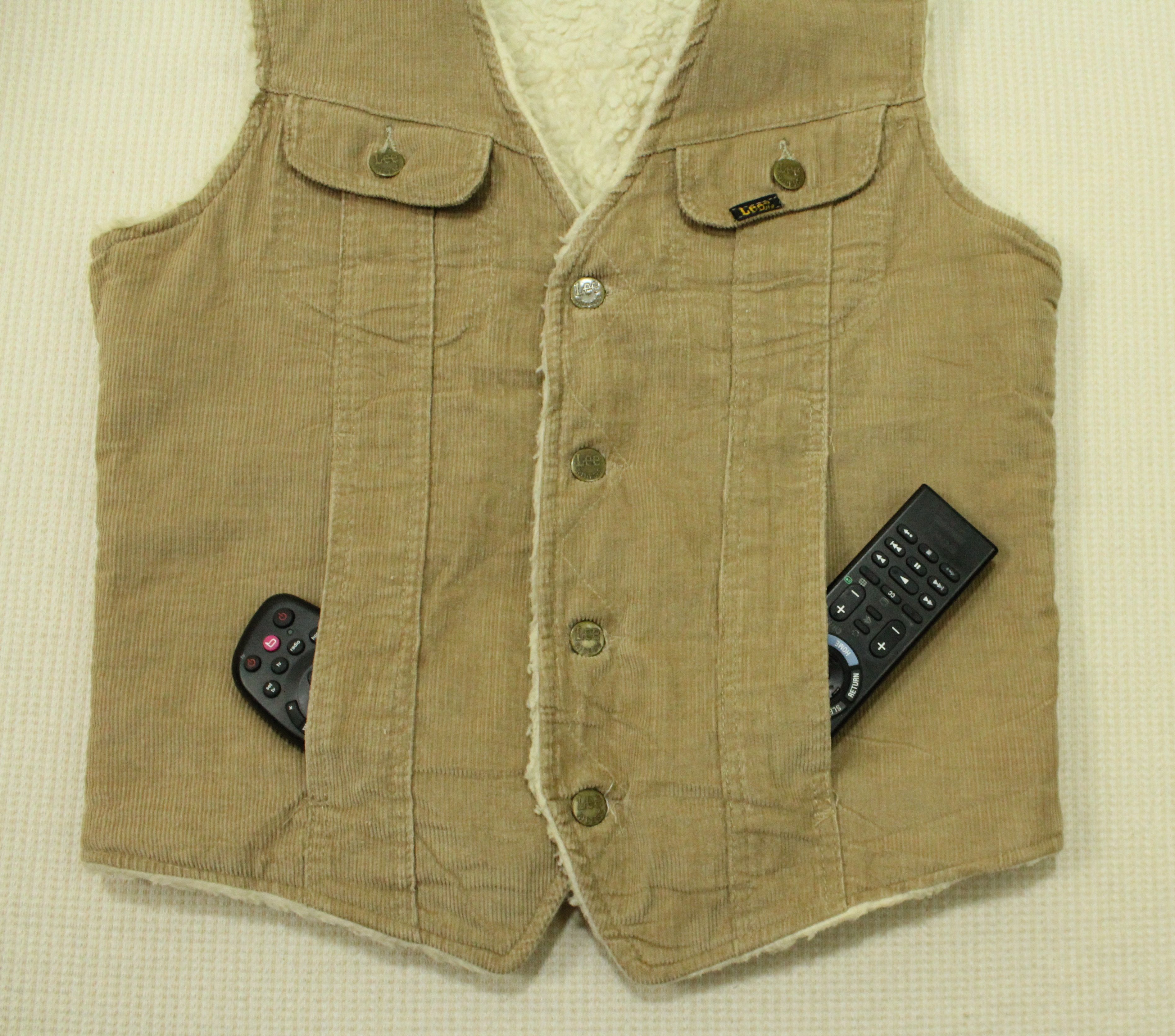 Lee × Vintage Vintage LEE STORM RIDER Vest Jacket Corduroy Size US S / EU 44-46 / 1 - 8 Thumbnail
