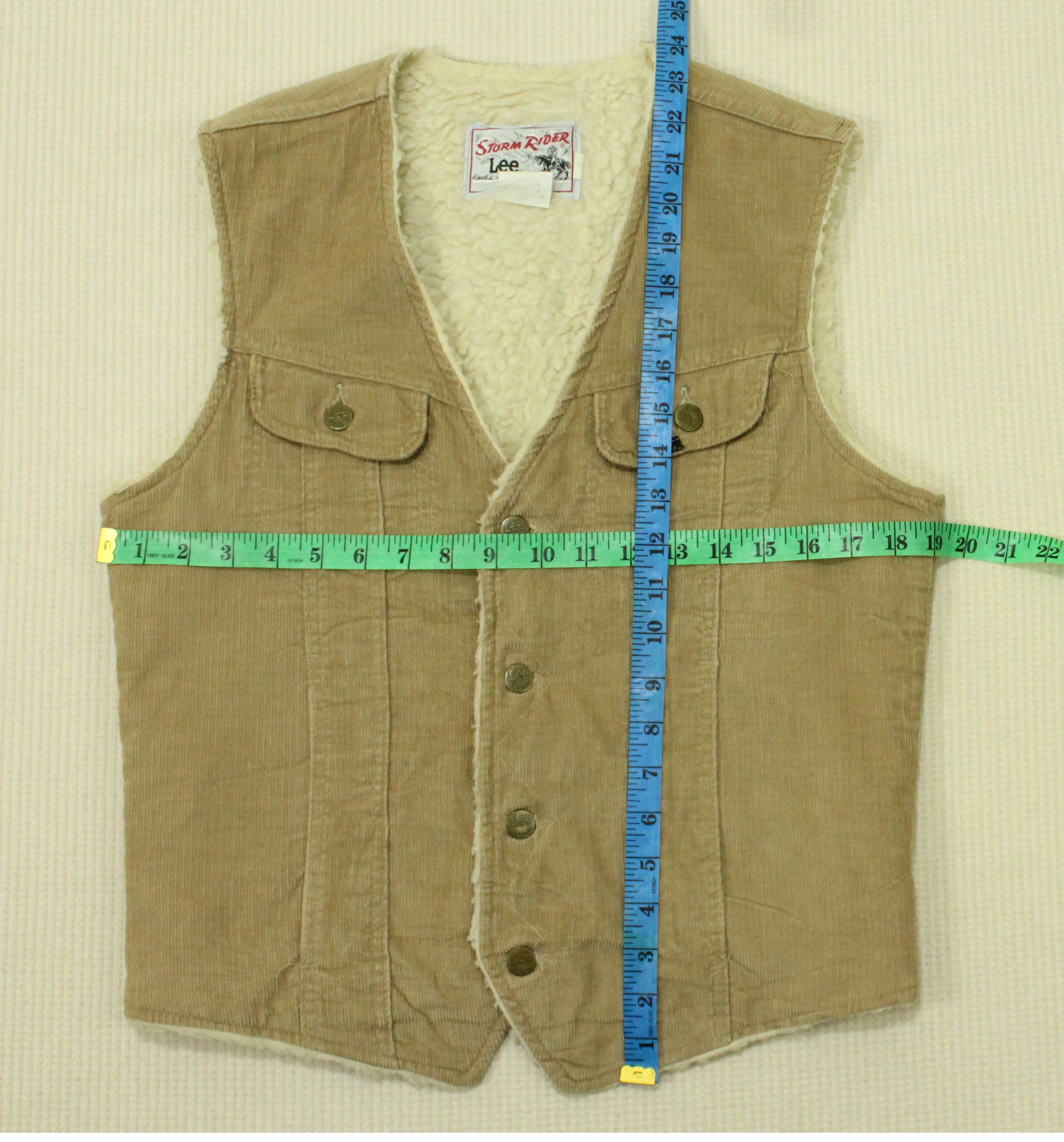 Lee × Vintage Vintage LEE STORM RIDER Vest Jacket Corduroy Size US S / EU 44-46 / 1 - 9 Thumbnail