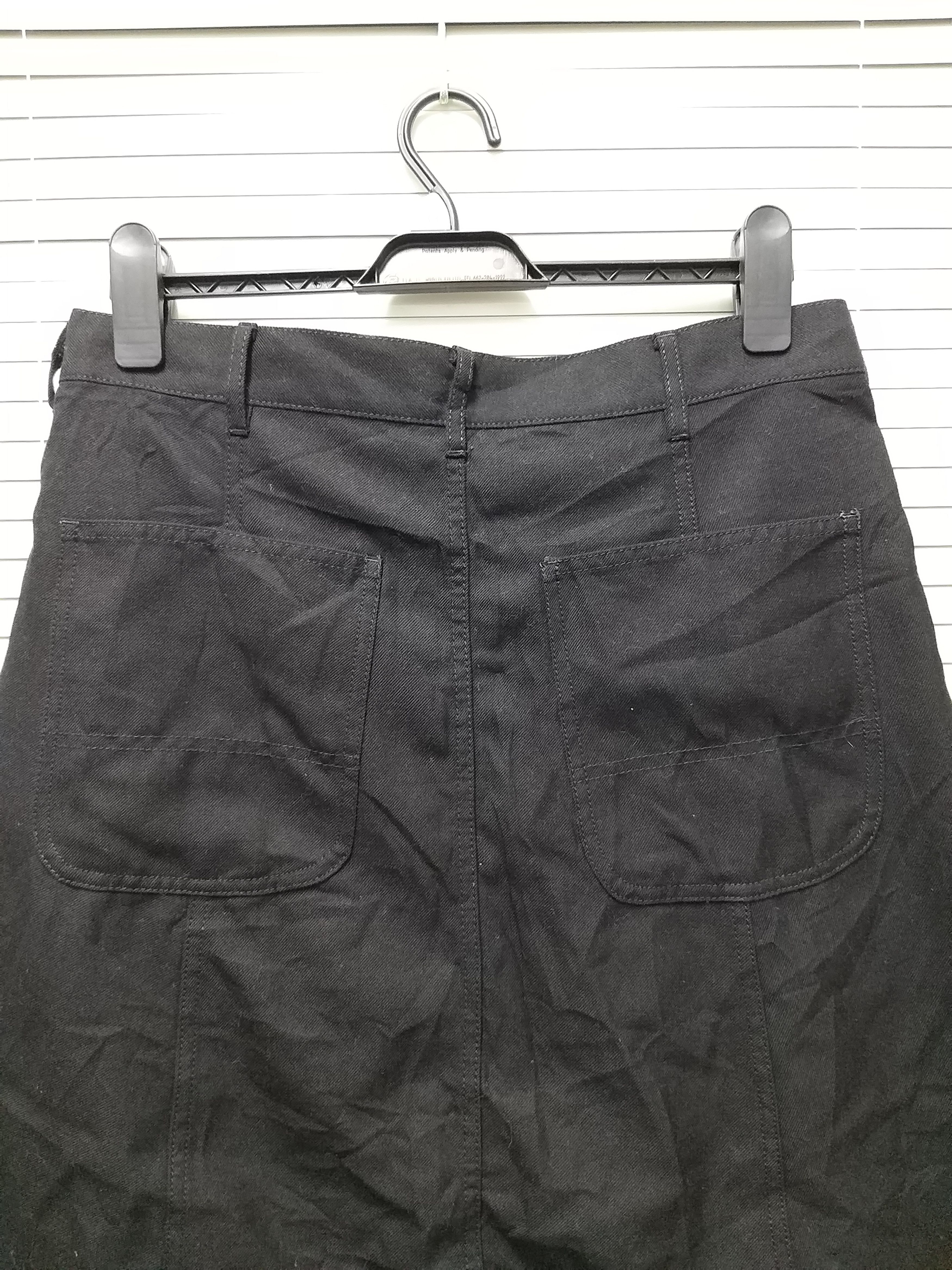 Comme des Garcons CDG SHIRT Black Drop-Crotch Wool Shorts Size US 32 / EU 48 - 5 Thumbnail