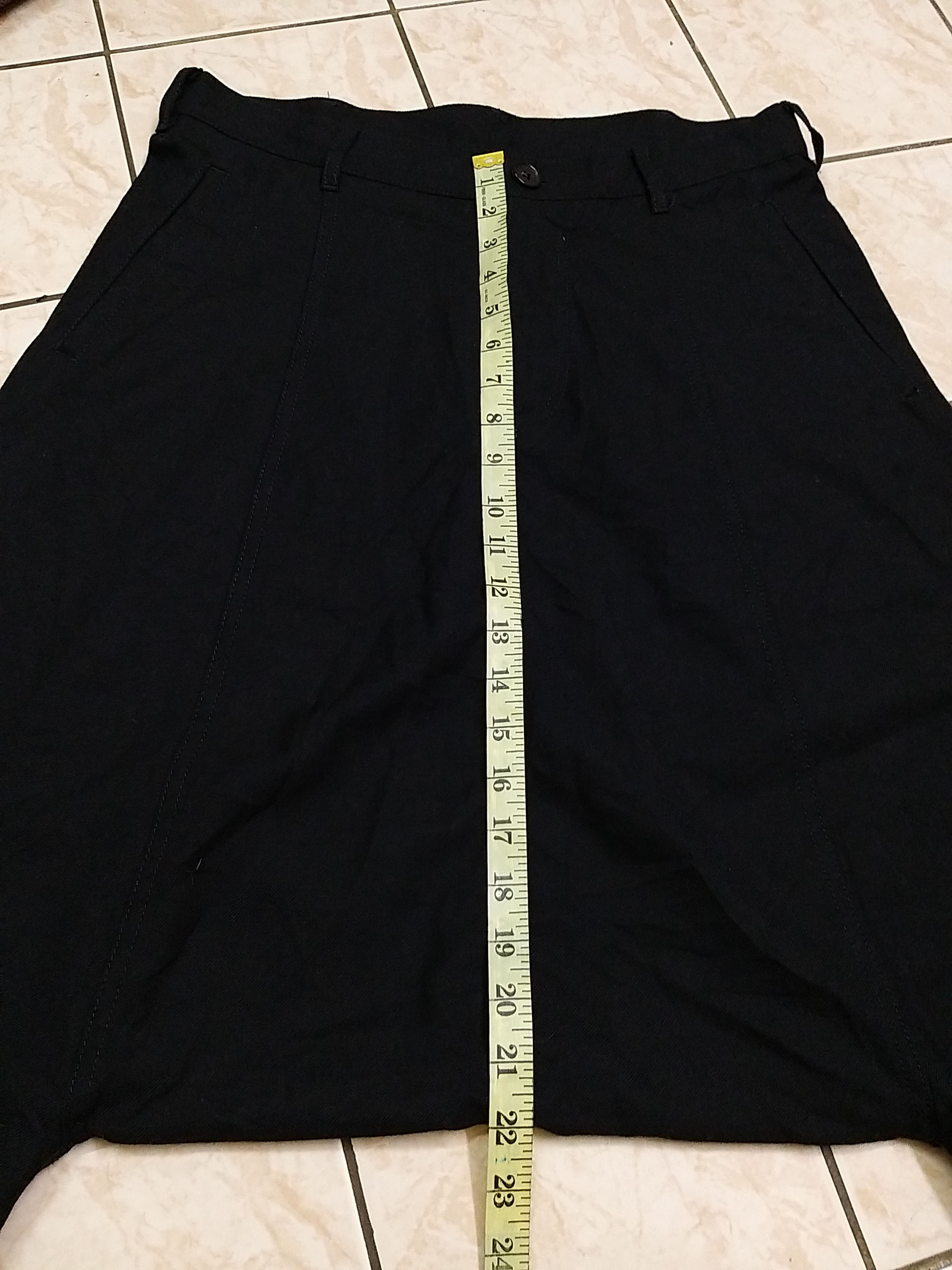 Comme des Garcons CDG SHIRT Black Drop-Crotch Wool Shorts Size US 32 / EU 48 - 10 Thumbnail
