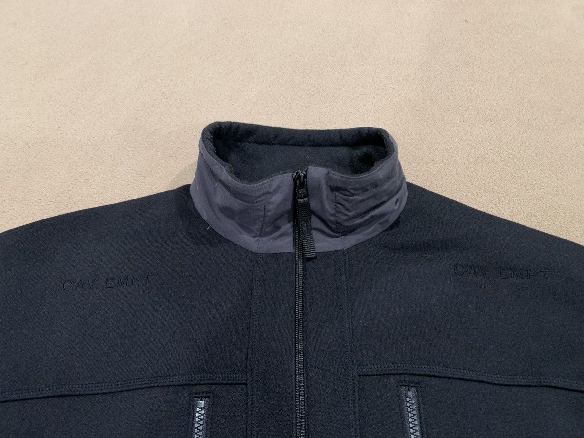Cav Empt CAV EMPT FURRY BACK SOFTSHELL BLACK | Grailed