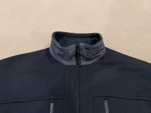 Cav Empt CAV EMPT FURRY BACK SOFTSHELL BLACK Grailed