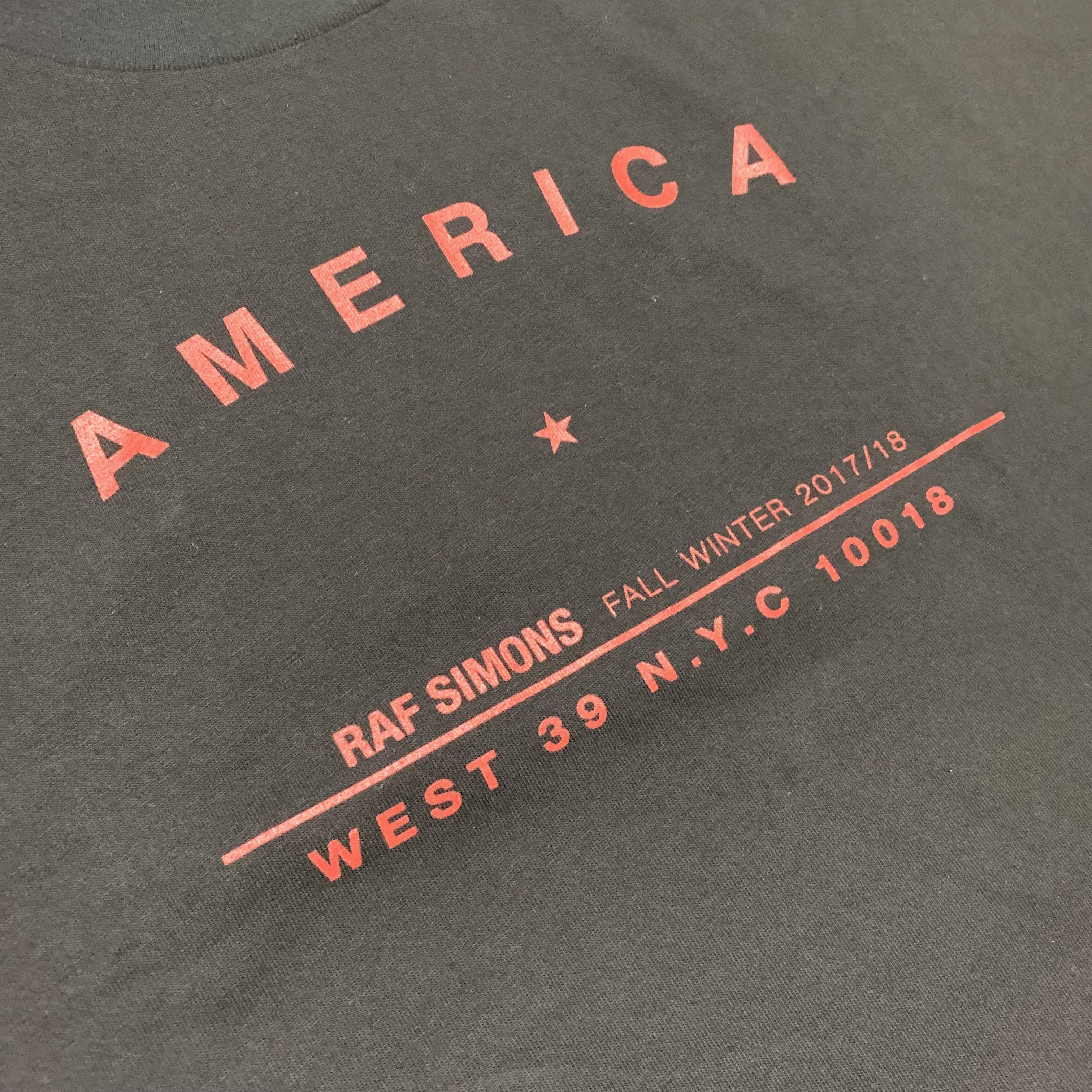 Raf Simons America Tour T-shirt