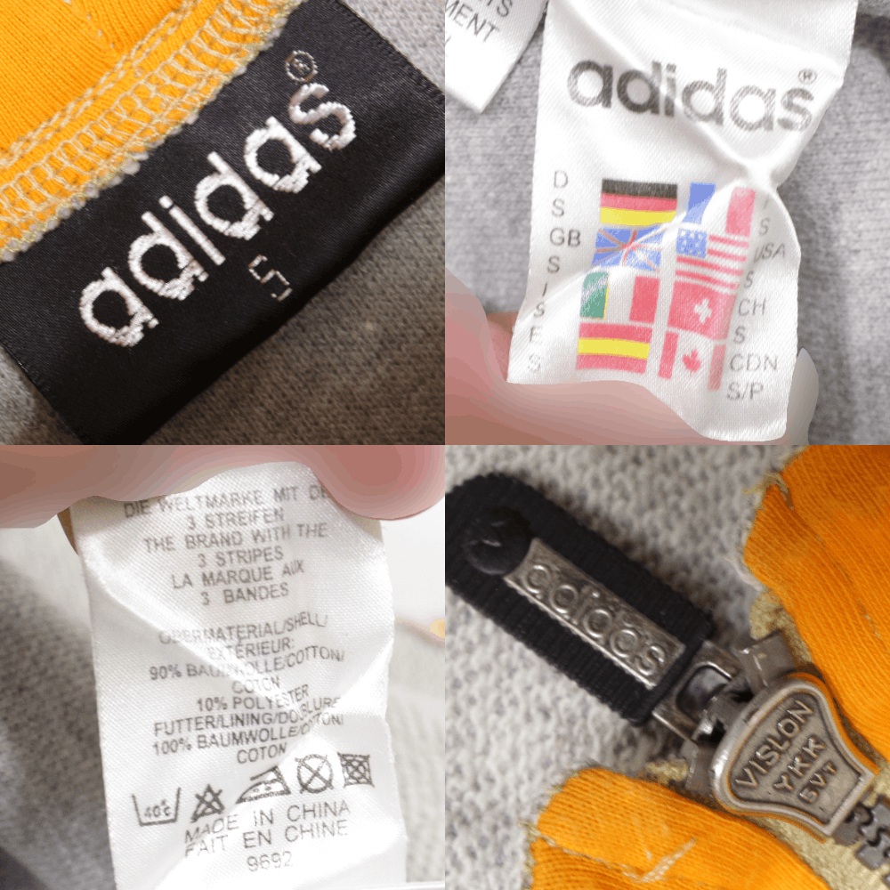 Adidas 90S Sun Logo Baggy Hoodie Size US S / EU 44-46 / 1 - 10 Thumbnail