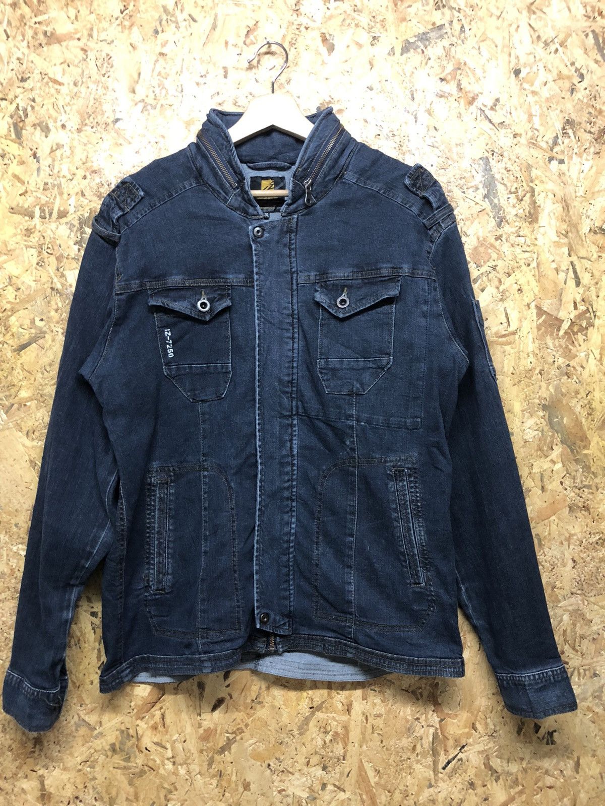 Japanese Brand I'Z Frontier Stretch Work Denim Jacket Size US L / EU 52-54 / 3 - 1 Thumbnail