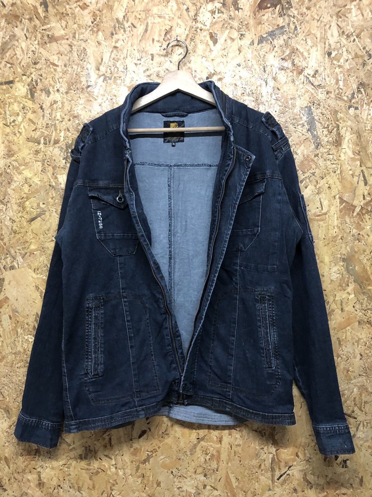 Japanese Brand I'Z Frontier Stretch Work Denim Jacket Size US L / EU 52-54 / 3 - 5 Thumbnail