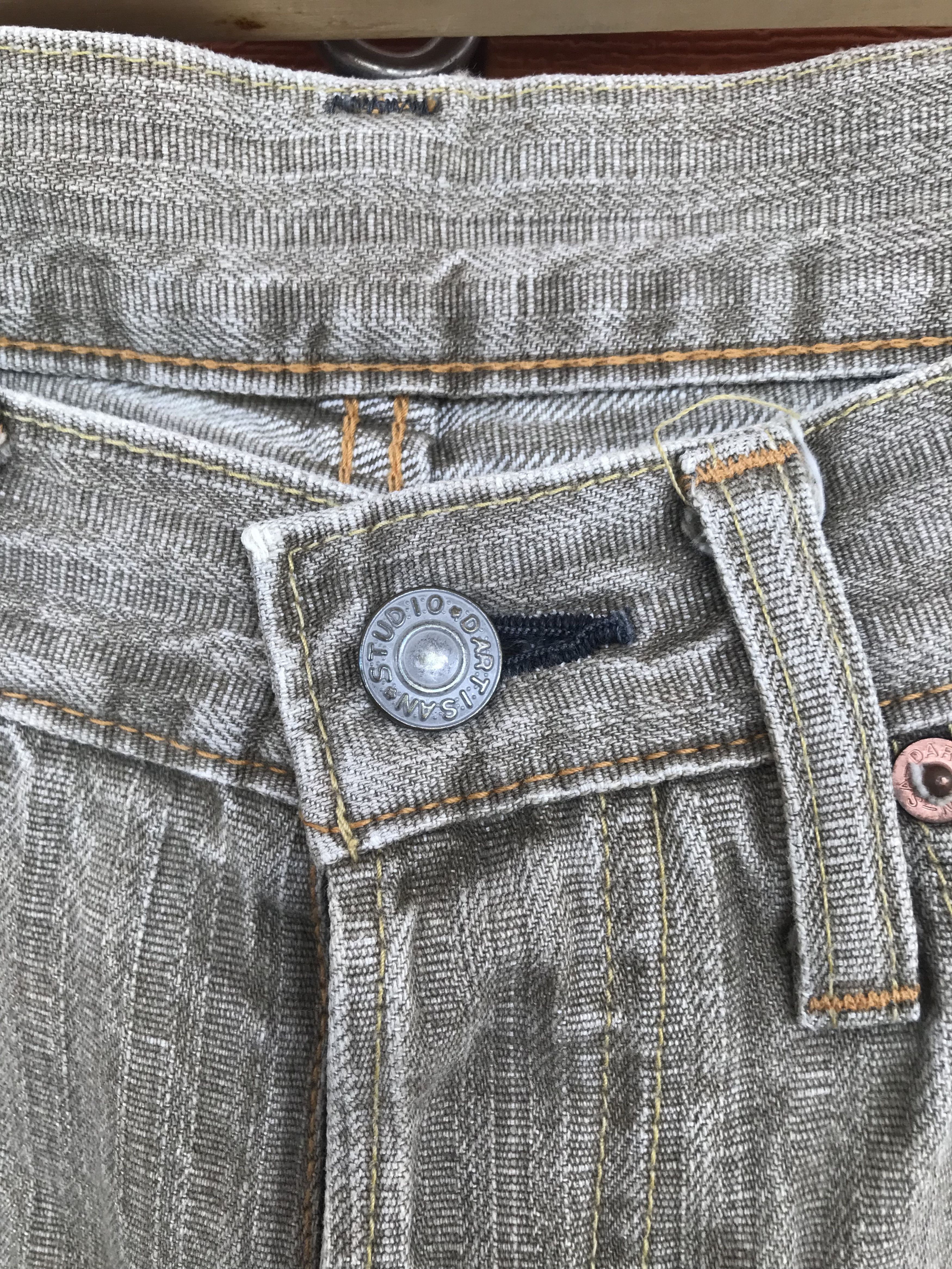 Studio D'Artisan Vintage 90s Studio D'artisan Japan Clawmark Faded Jeans Size US 30 / EU 46 - 6 Thumbnail