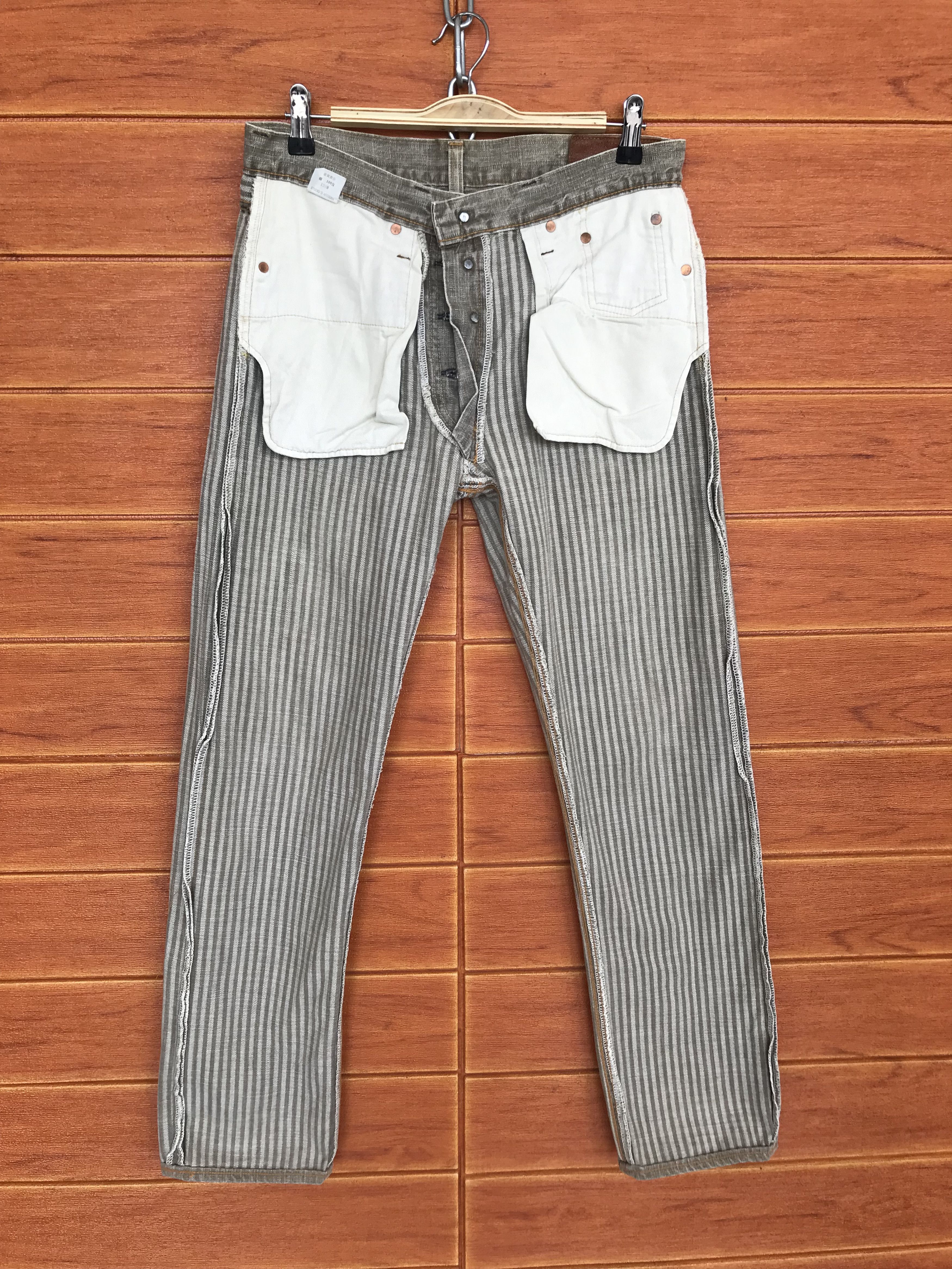 Studio D'Artisan Vintage 90s Studio D'artisan Japan Clawmark Faded Jeans Size US 30 / EU 46 - 15 Thumbnail