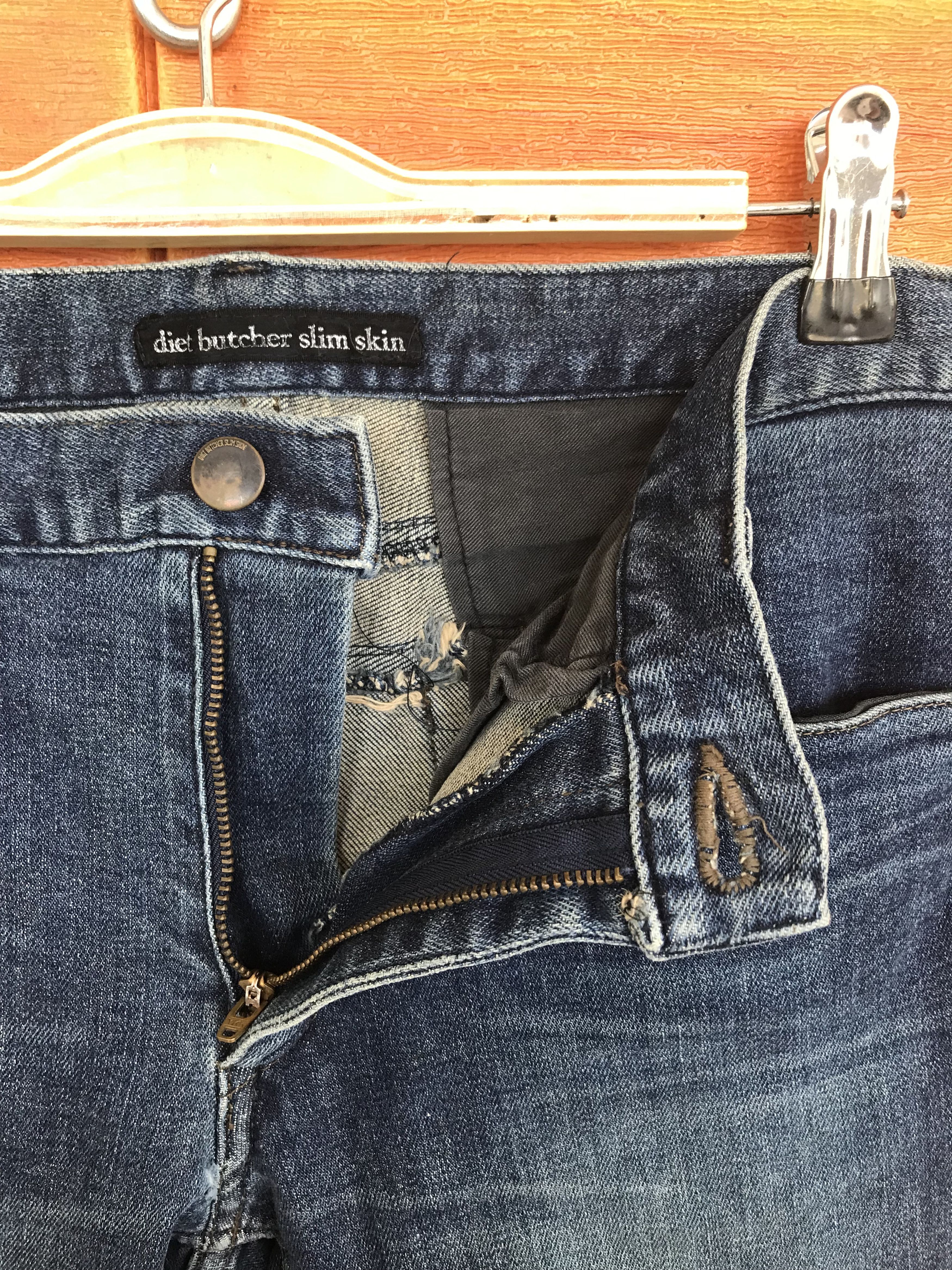 Diet Butcher Slim Skin Diet Butcher Slim Skin Skinny Denim Jeans Size US 31 - 15 Thumbnail